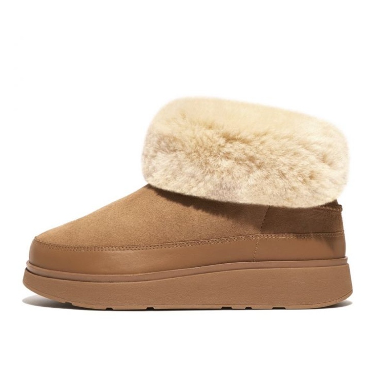 Buty FitFlop GEN-FF Mini Double-Faced Shearling Boots W GS6-A69 beżowy