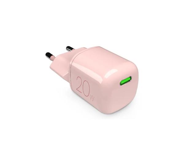 Puro MiniPro GaN USB-C 20W PD (różowy)