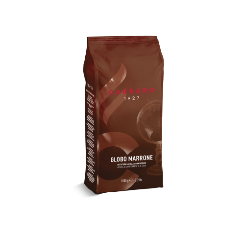 Carraro Globo Marrone Kawa Ziarnista 1kg duza zawartość kofeiny