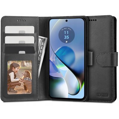 Etui TECH-PROTECT Wallet do Motorola Moto G54 5G Czarny