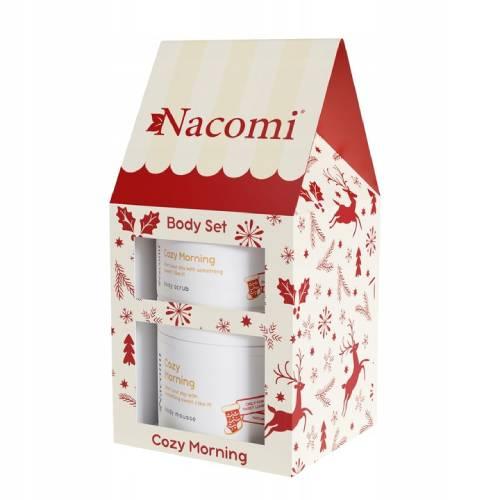 NACOMI Zestaw Body Set Cozy Morning (Peeling do ciała, 100ml + Mus do ciała, 180ml) - !!! 24h WYSYŁKA !!!