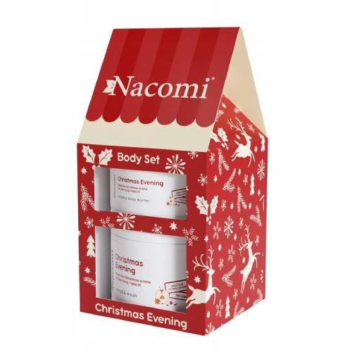 NACOMI Zestaw Body Set Christmas Evening (Masło do ciała, 100ml + Peeling do ciała, 180ml) - !!! 24h WYSYŁKA !!!