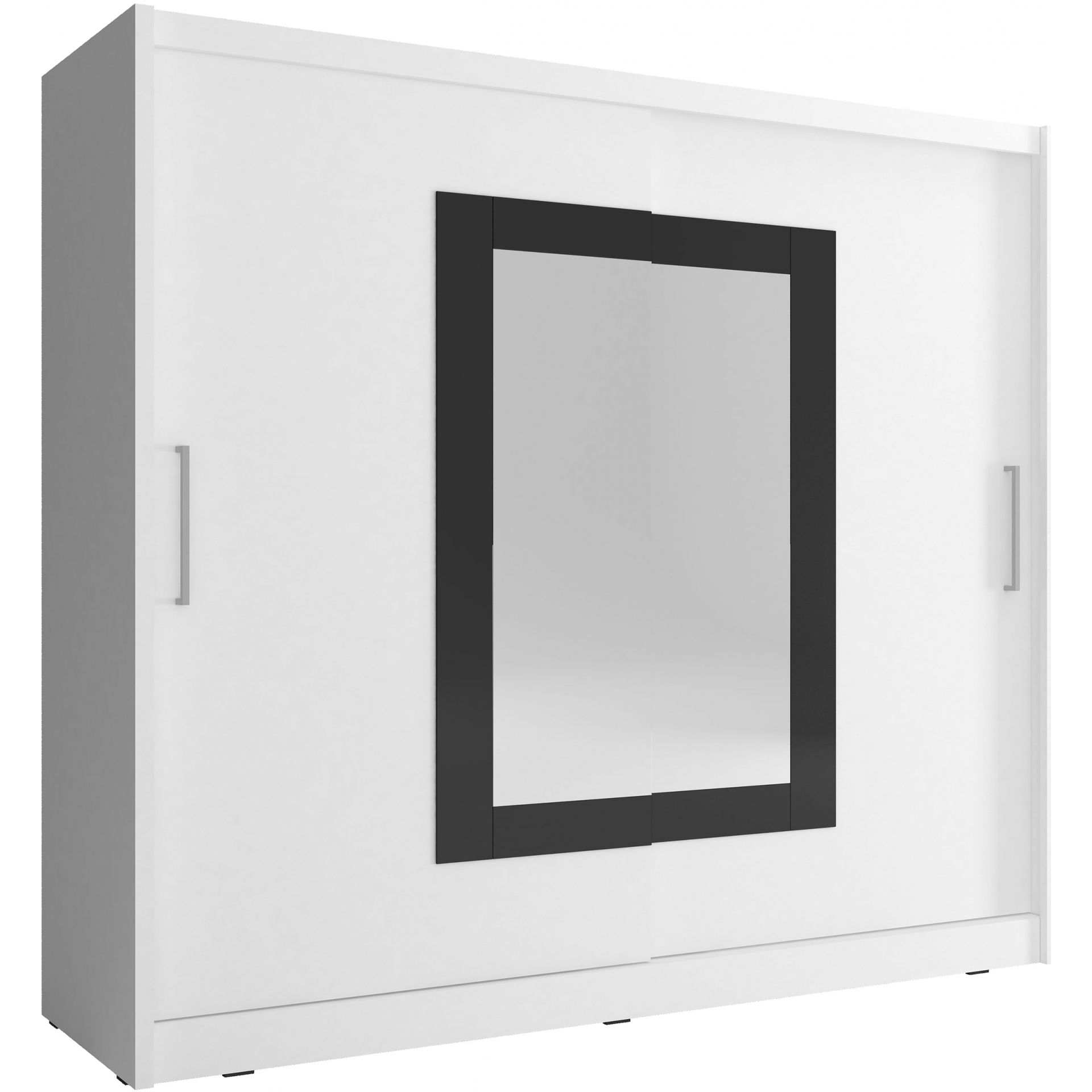 Szafa z Lustrem 200 Wiki II Piaski Meble Biały