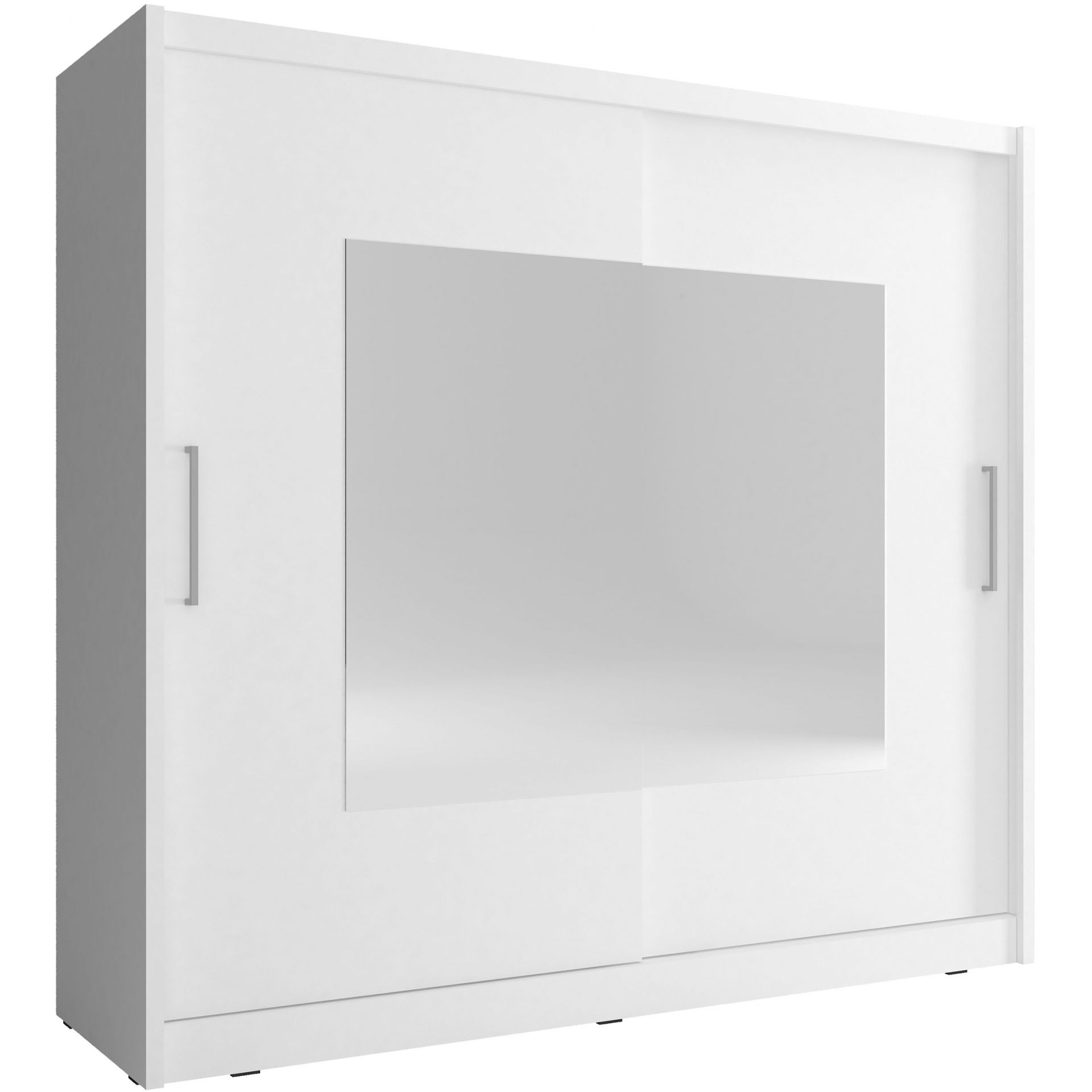 Szafa z Lustrem 180 Wiki IX Piaski Meble Biały
