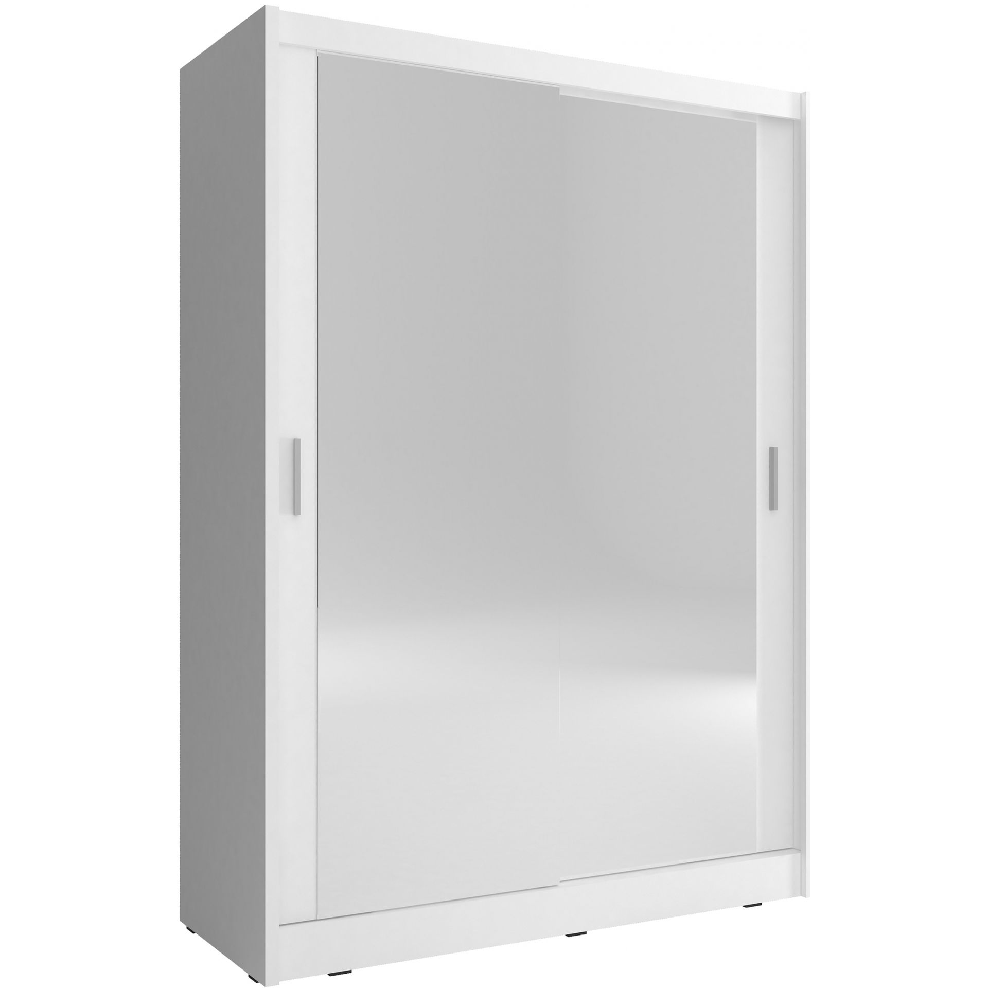 Szafa z Lustrem 130 Maja 2 Piaski Meble Biały