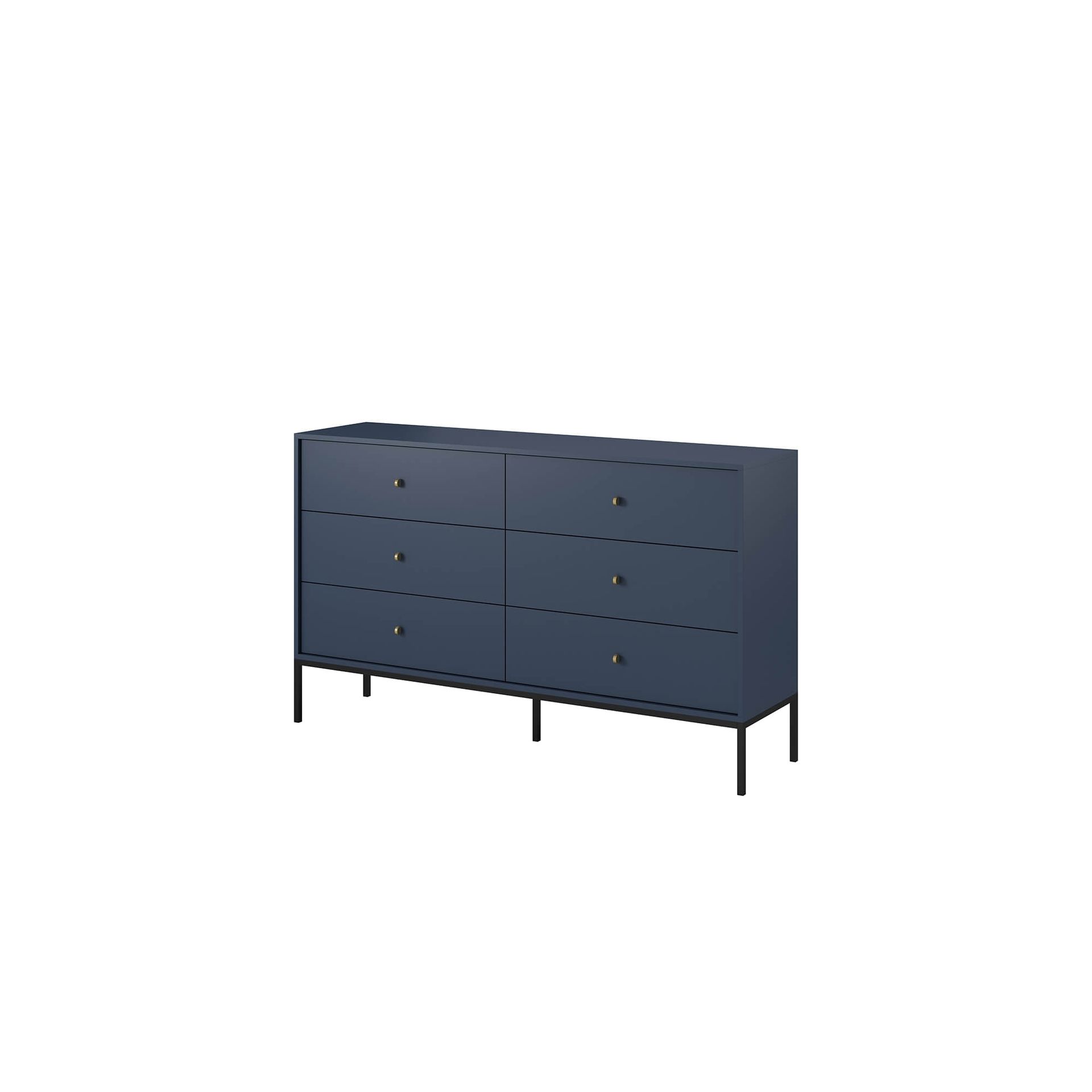 Komoda MKS154 Mono Piaski Meble Beż Piaskowy, Czarne