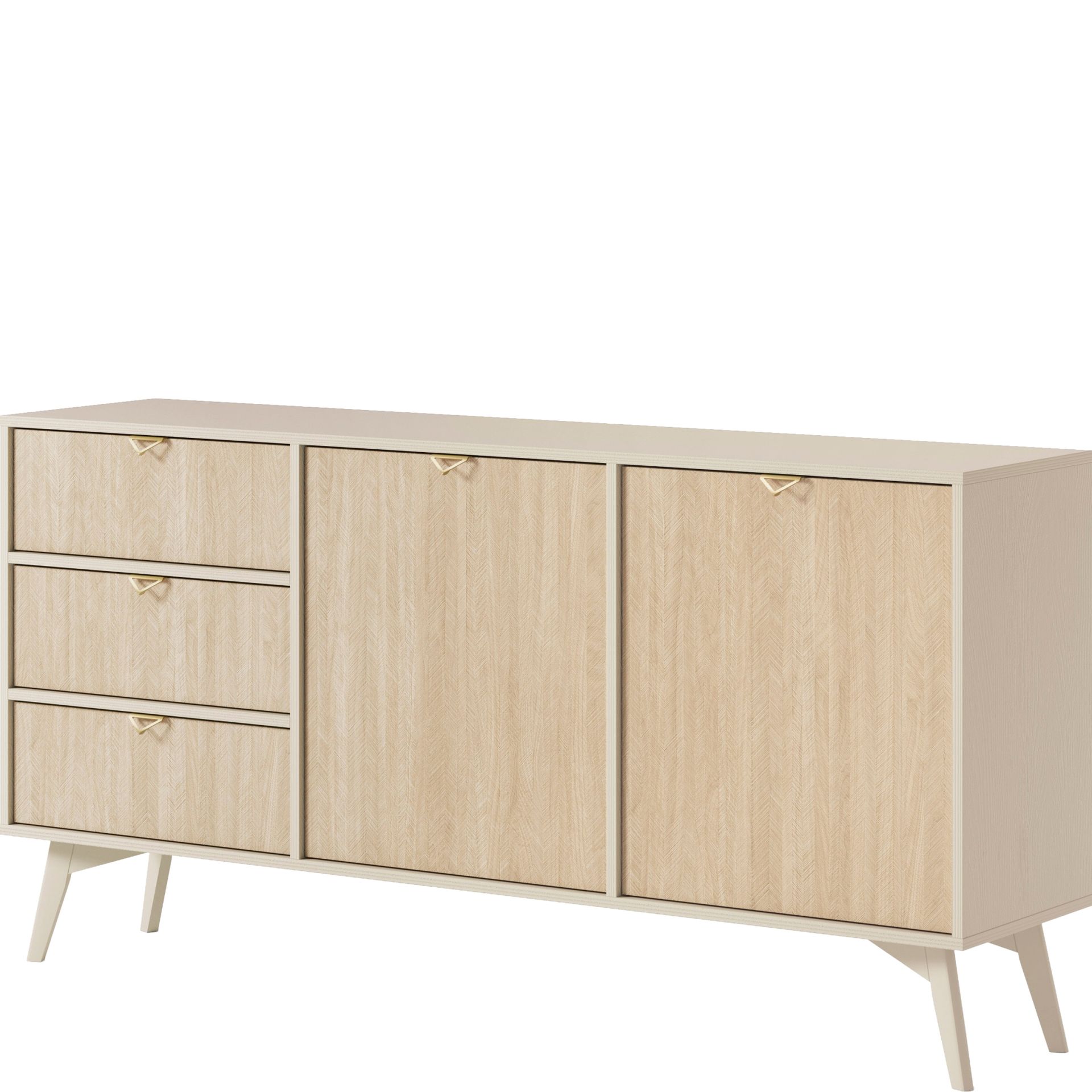 Komoda KSZ158 Forest Piaski Meble Eukaliptus / Jodelka Skandi
