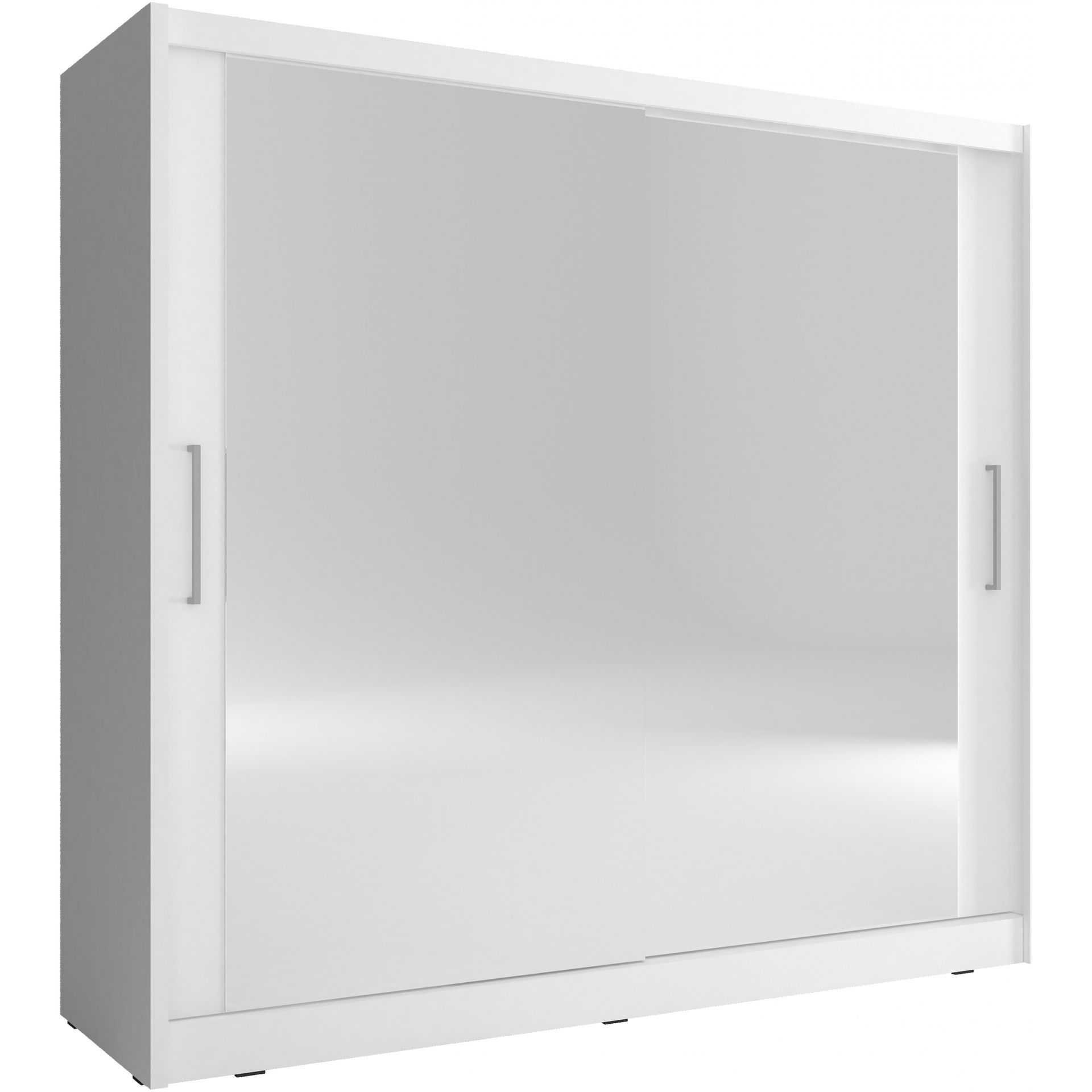 Szafa z Lustrem 180 Maja VI Piaski Meble Biały