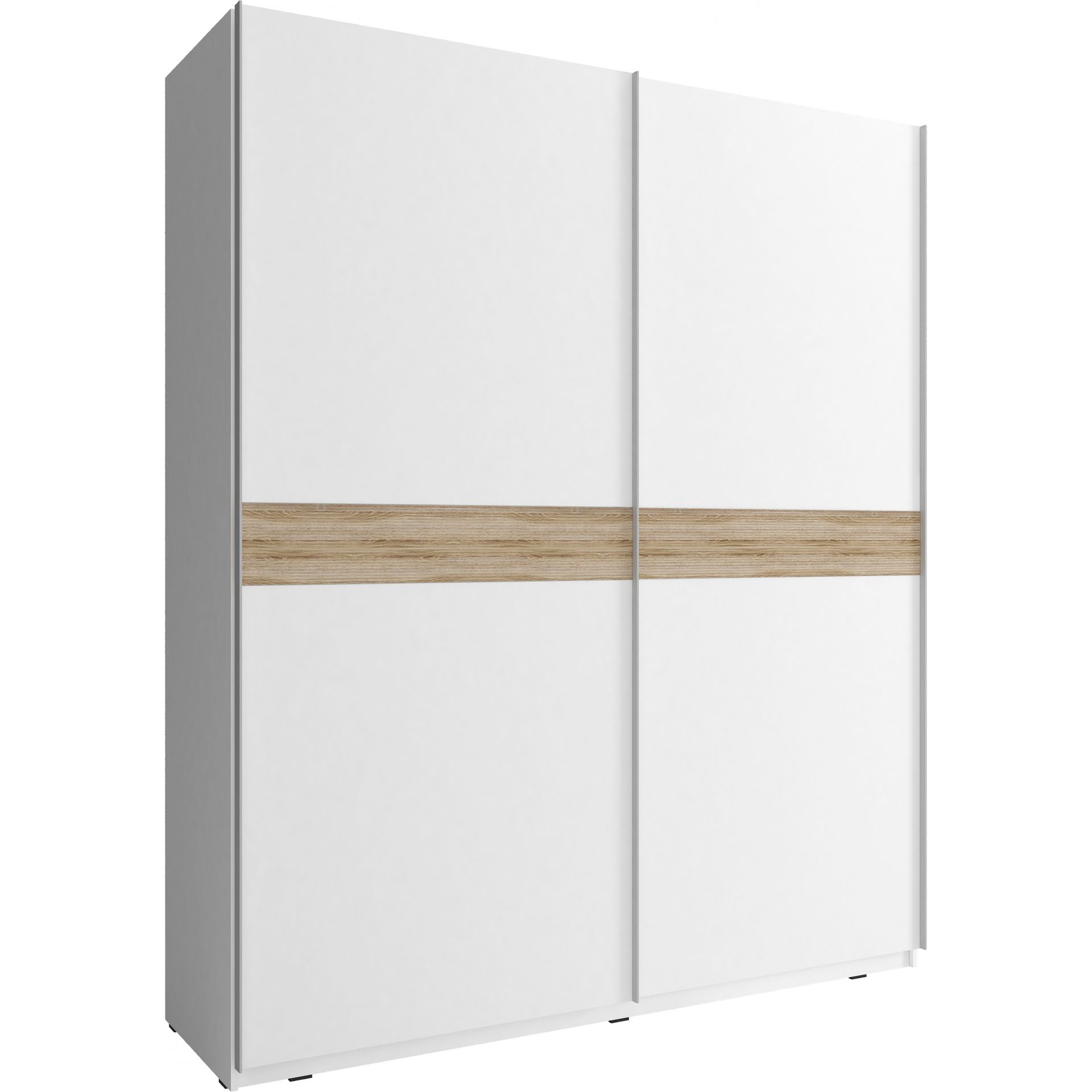 Szafa 150 Mika VI Piaski Meble Biały, Sonoma