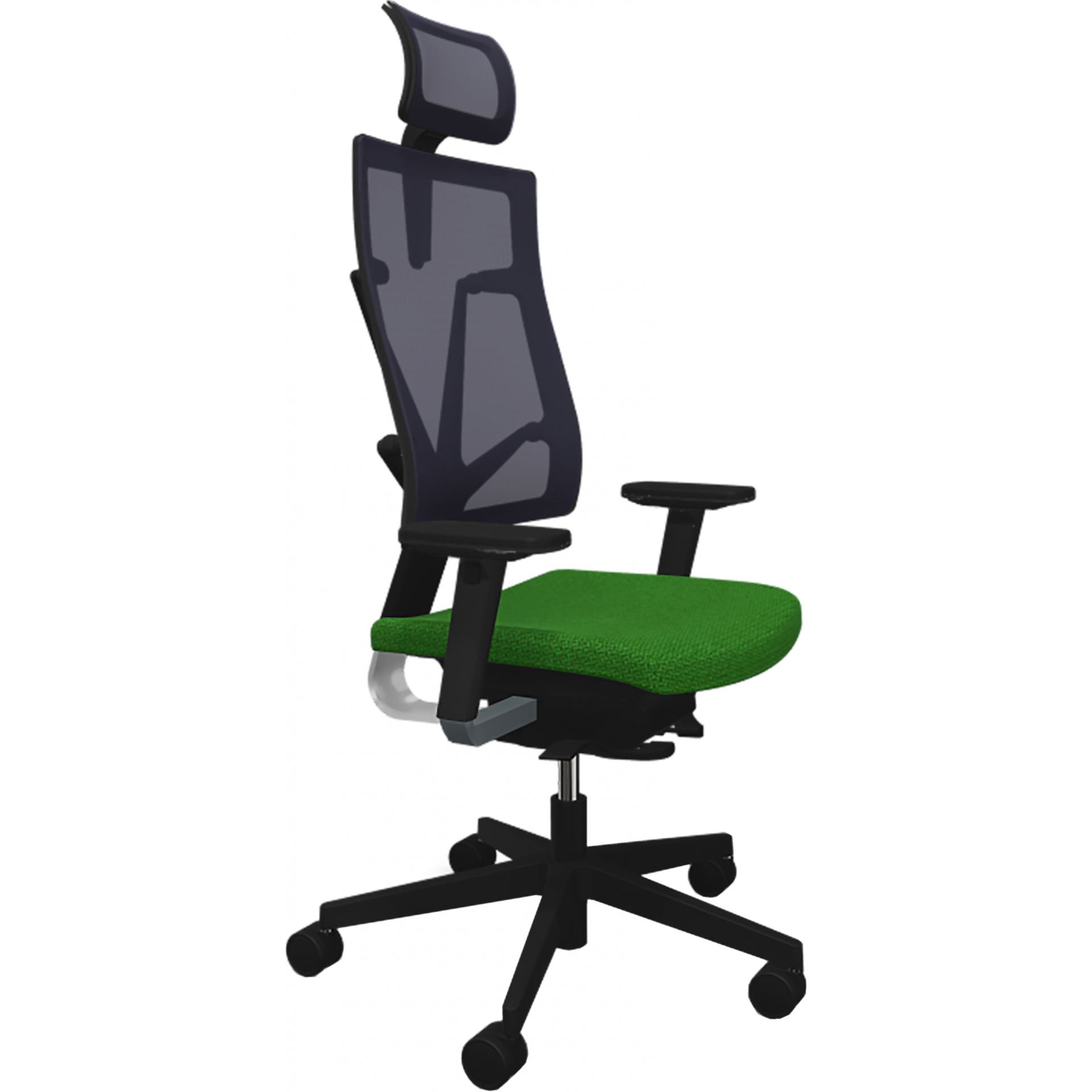 Fotel Obrotowy Biurowy 4ME-MESH-BL-SOFT-SEAT-HRMA-SFB1.SMV Nowy Styl