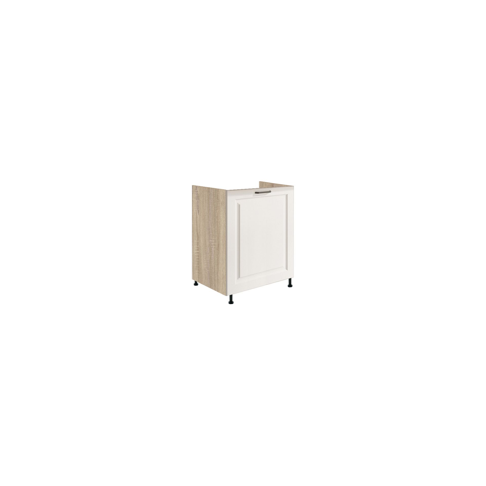 Szafka Pod Zlewozmywak 1 Drzwi 60 cm SM-11D Smart Fadome Dąb Sonoma, Basic, h 10cm