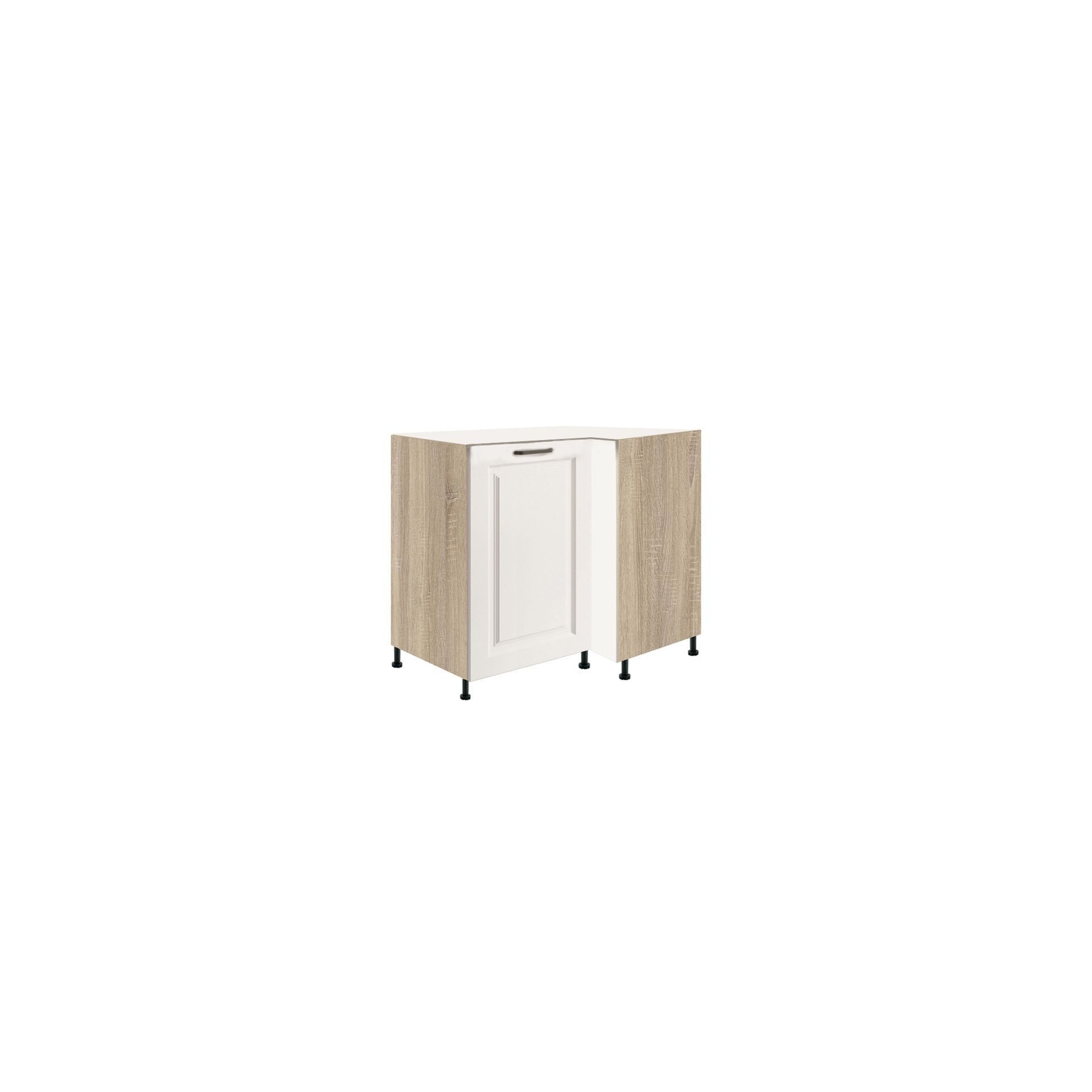 Szafka Dolna Stojąca Narożna 1 Drzwi Lewa SM-15D Smart Fadome Dąb Artisan, Basic, h 10cm