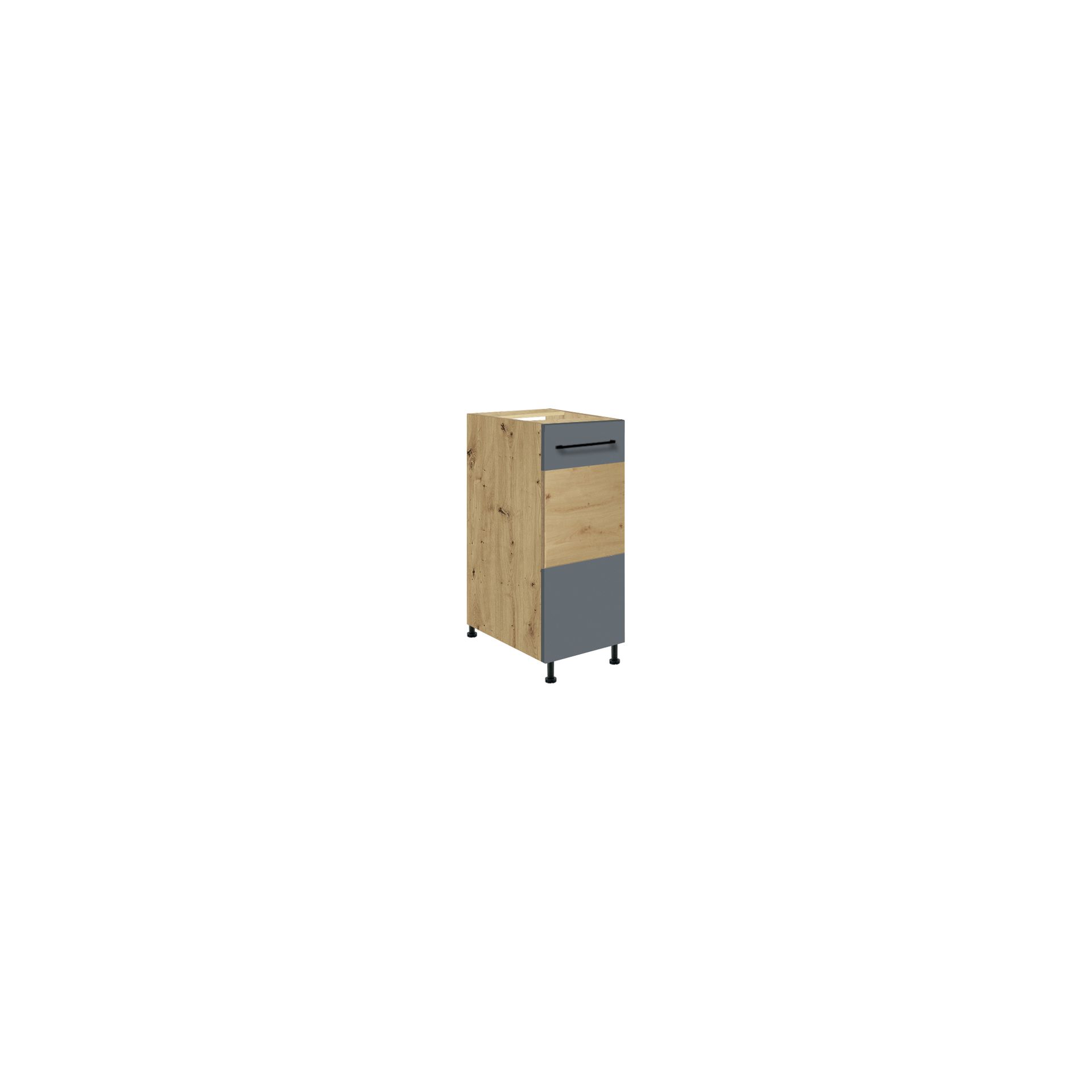Szafka Dolna Stojąca Cargo 26D Cargo Infinity Gray Fadome Dąb Artisan, Basic, h 10cm