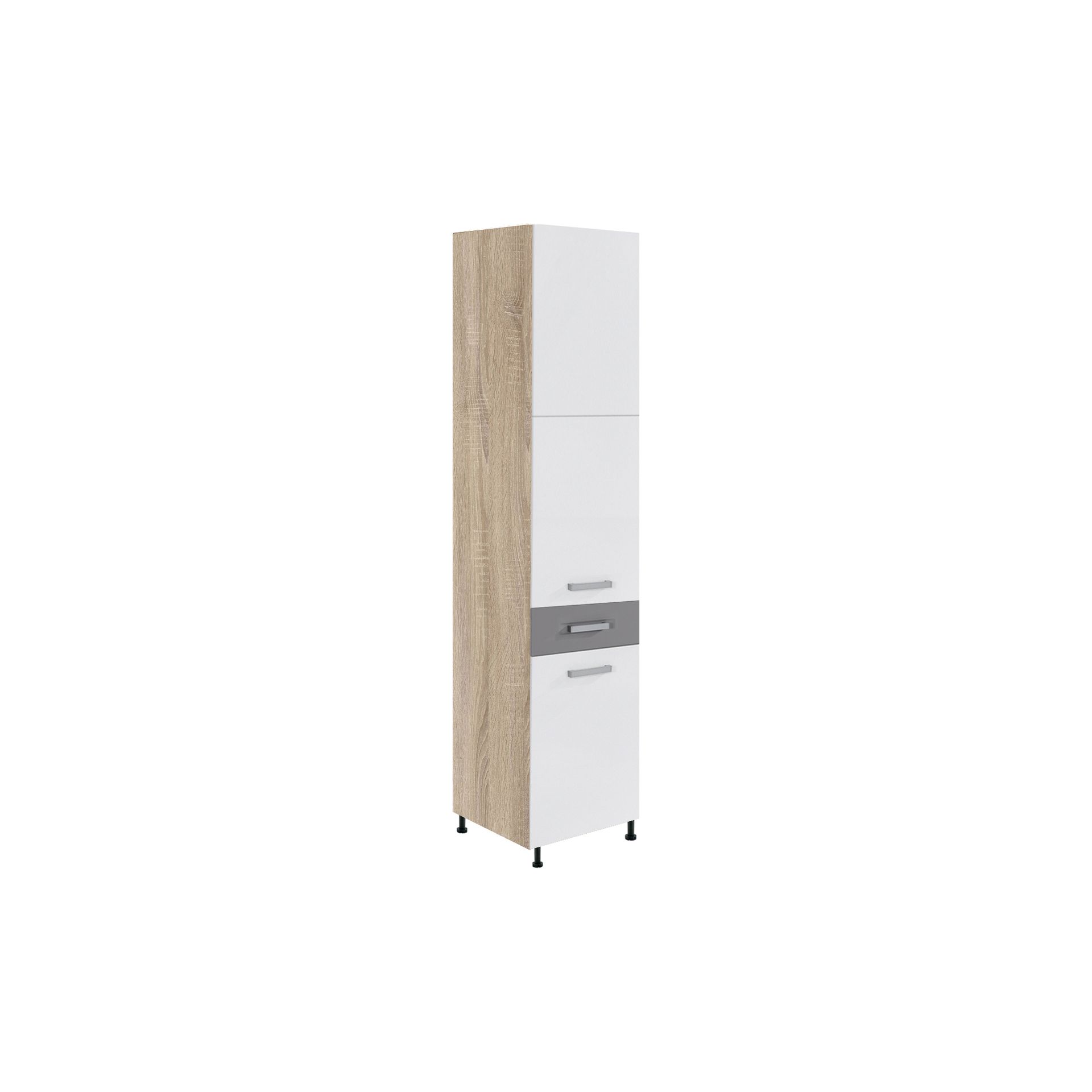Szafka Dolna Wysoka Słupek 40 cm GLO-19D Global Fadome Dąb Sonoma, Basic, h 10cm