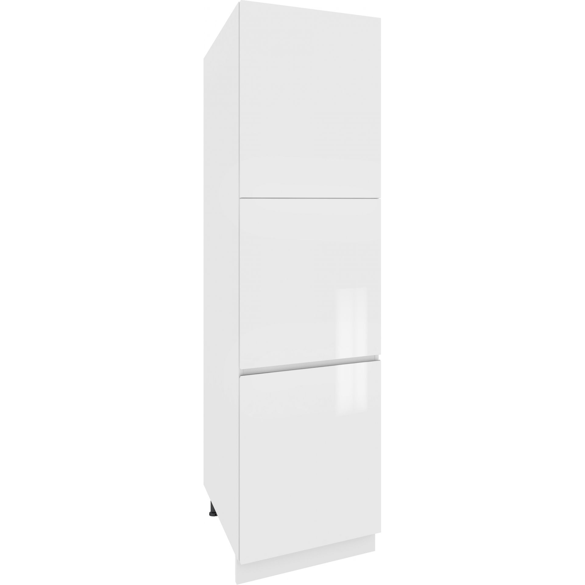 Szafka Dolna Wysoka Słupek Spd 6 Campari Layman Szary Mat, Biały Połysk, Szary Campari, h 10cm