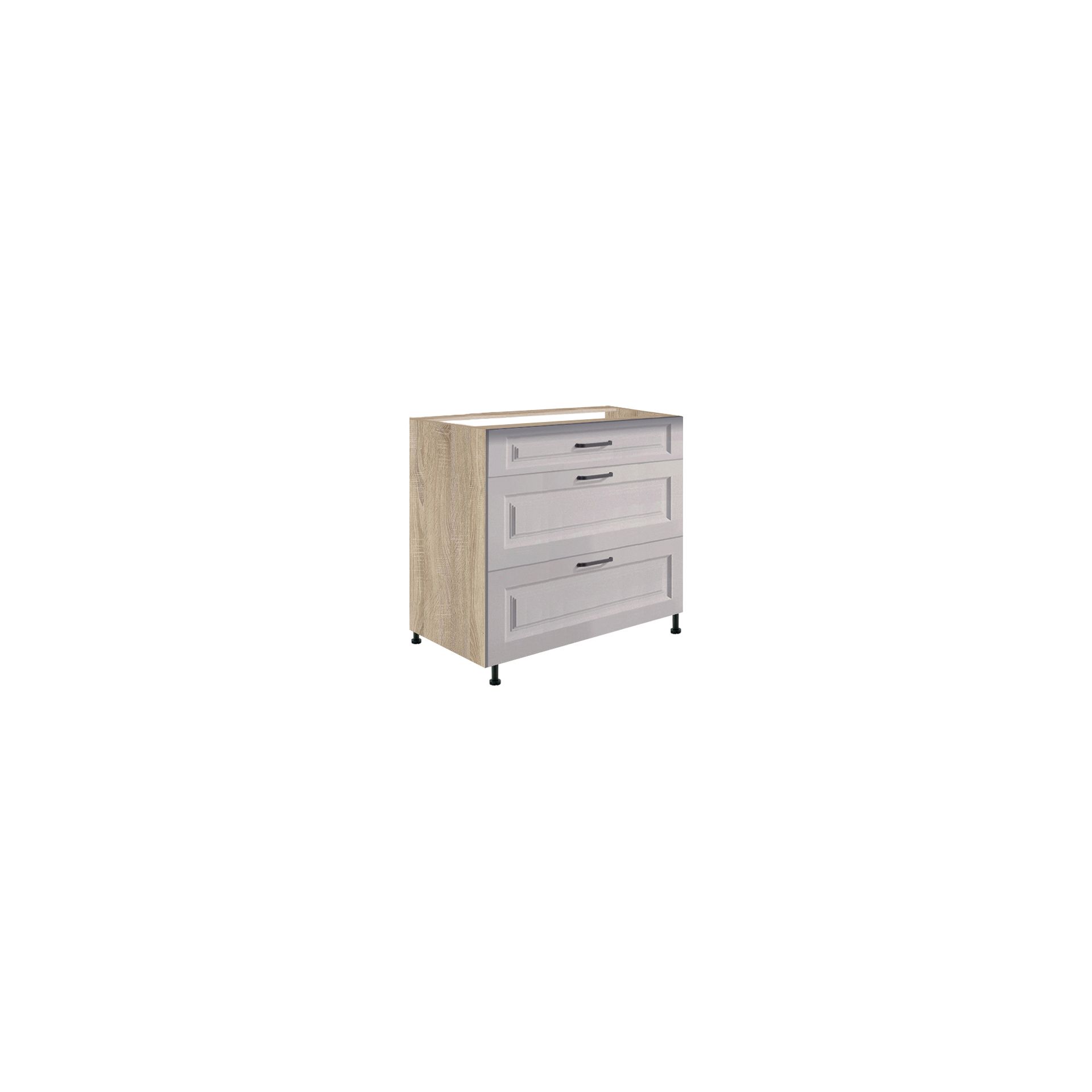 Szafka Dolna Stojąca 3 Szuflady 60 cm SM-22D Smart Congo Fadome Sosna Andersen, Basic, h 10cm