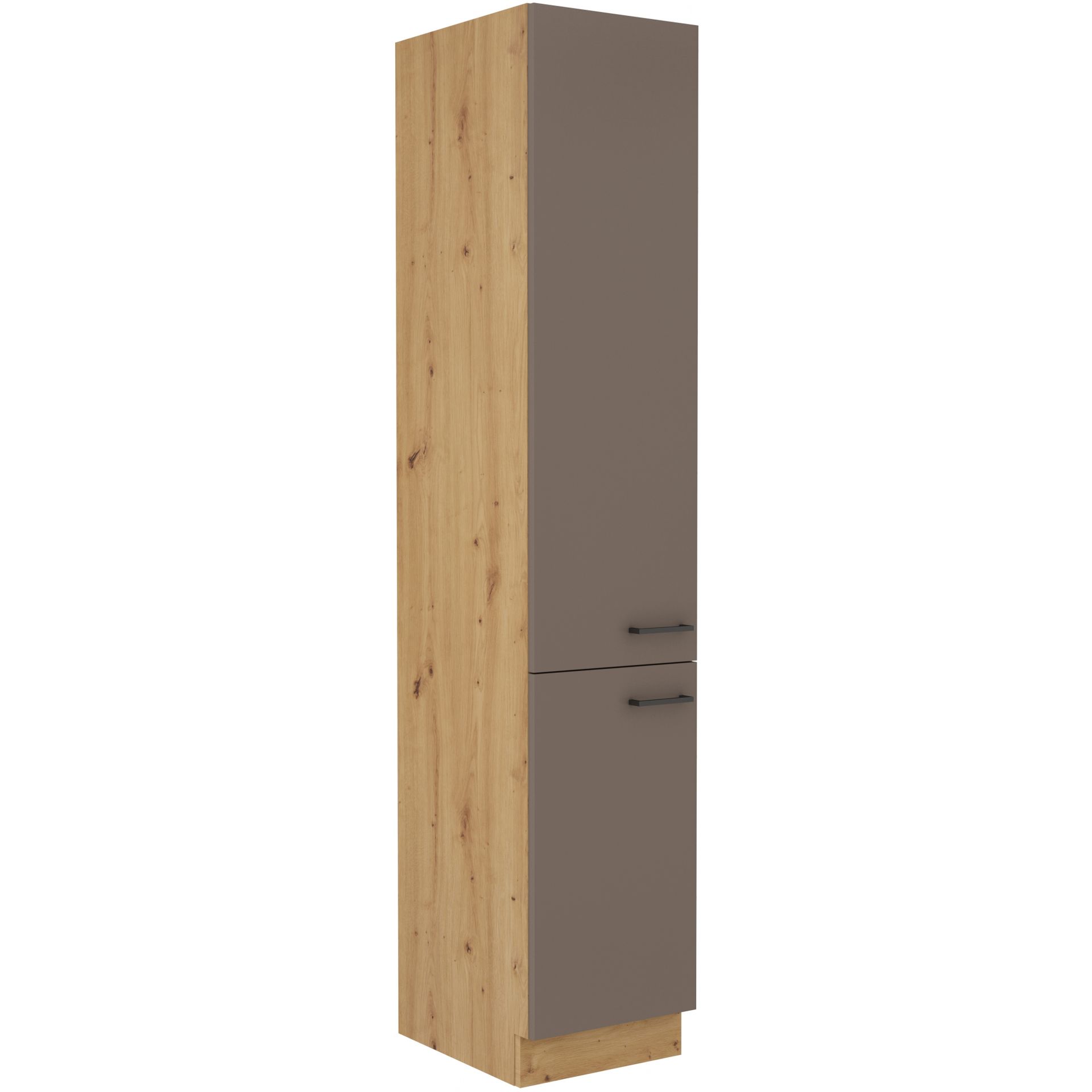 Szafka Dolna Wysoka Słupek 40 DK-210 2F Bolonia Stolarz Lempert Truffle Grey, Dąb Artisan