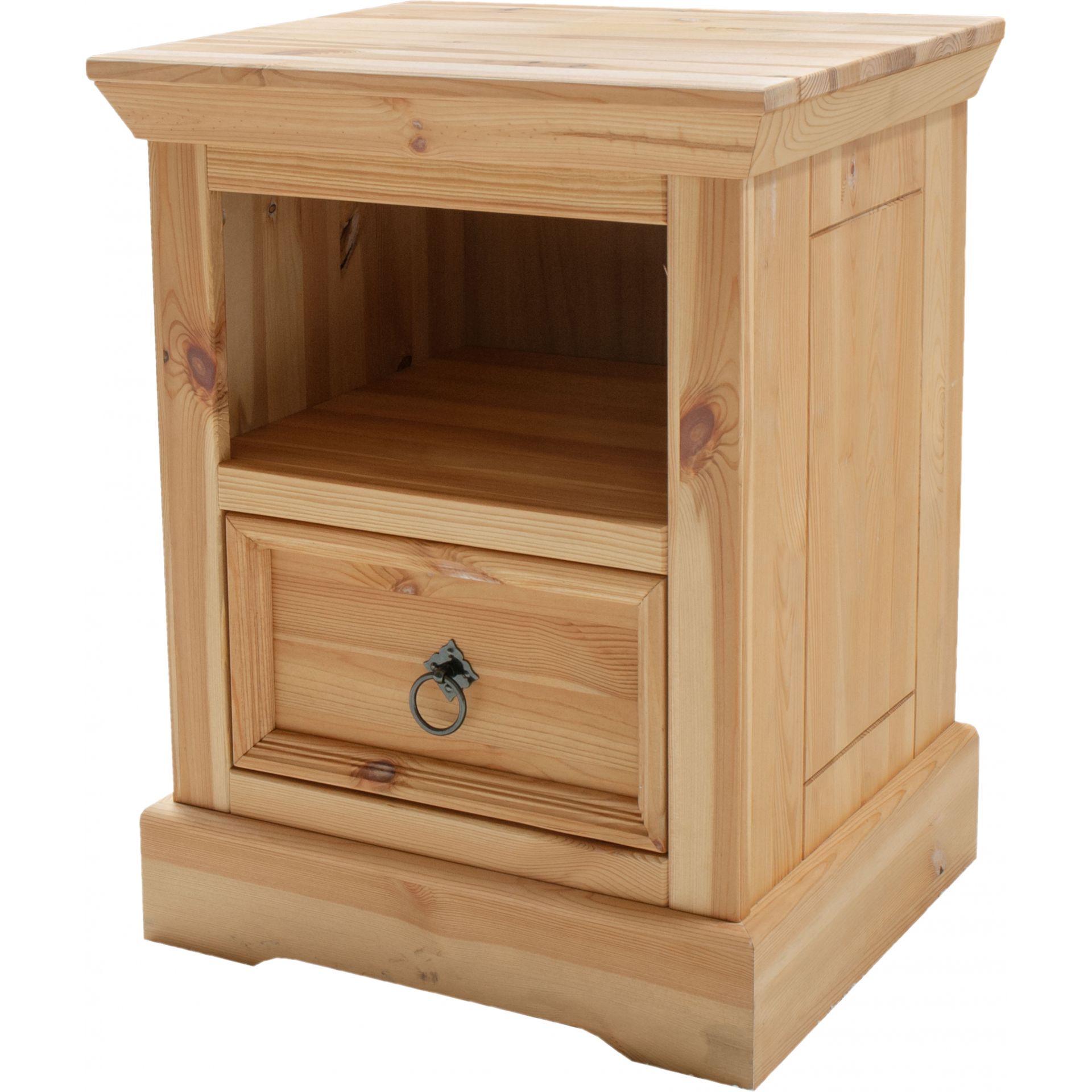 Szafka Nocna Drewniana z Sosny Bejcowanej SZ-0079-5801 SZ-0079 G+K Meble