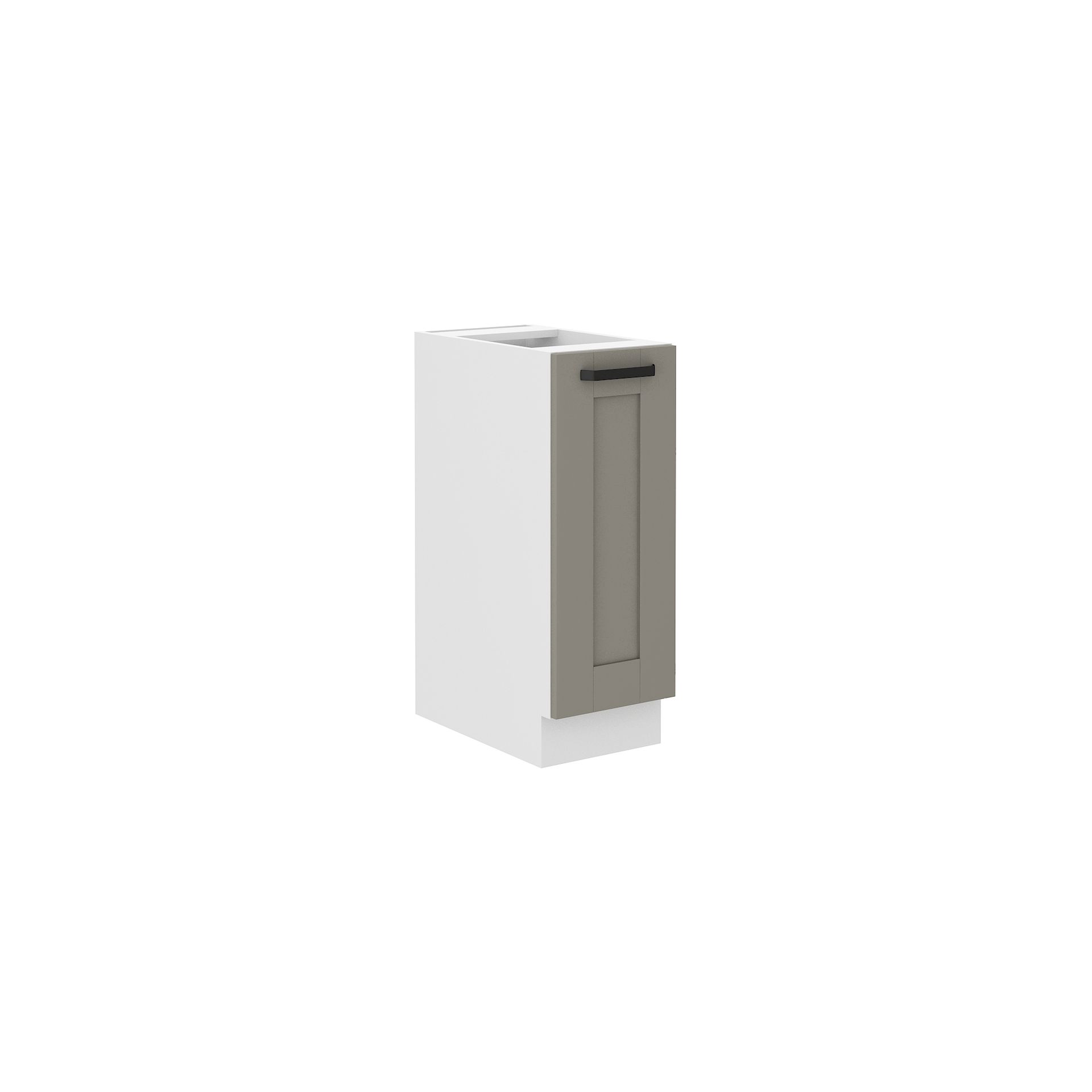 Szafka Dolna 30 D Cargo Luna Clay Grey Stolarz Lempert Biały Mat