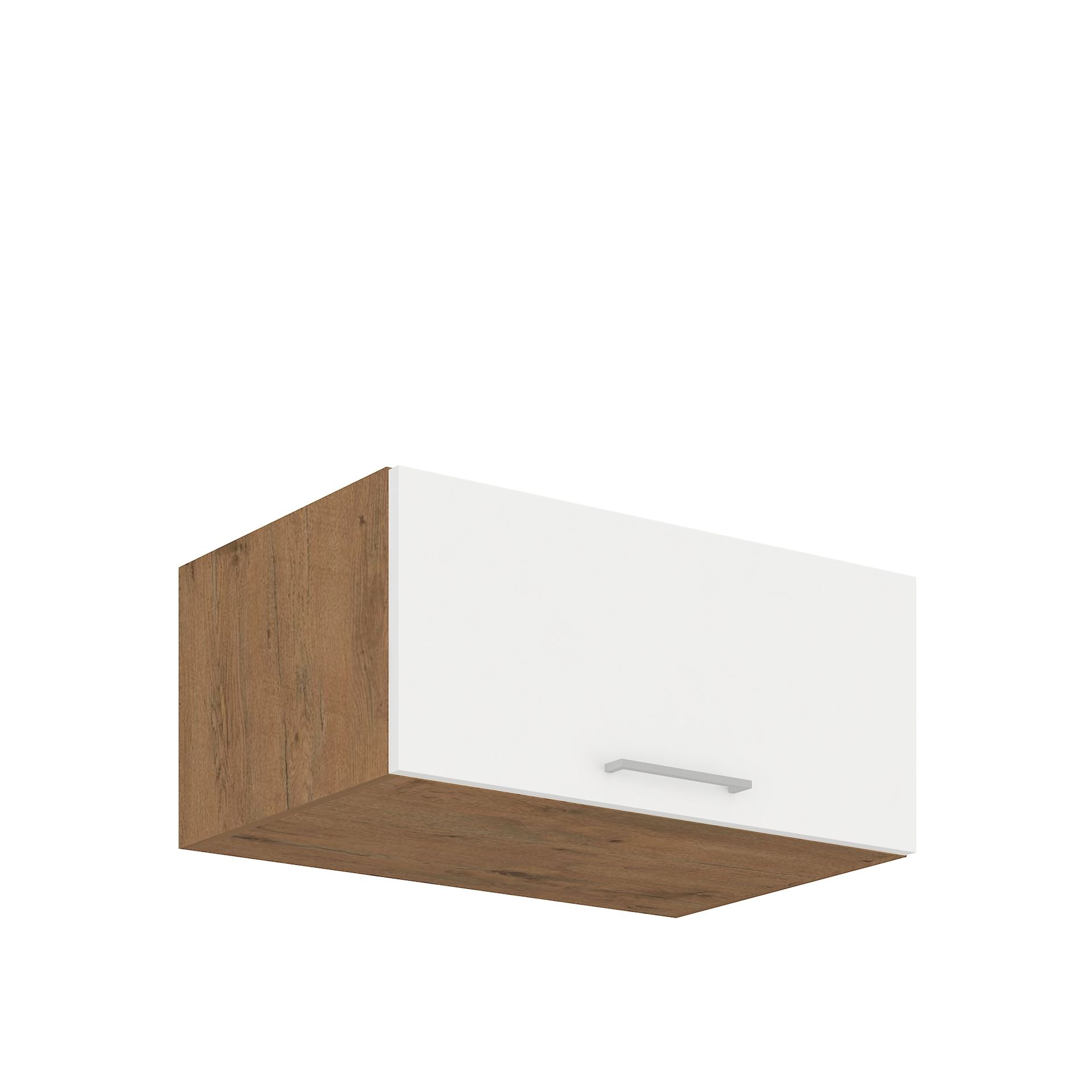 Szafka Górna Nadstawka 1 Klapa 80 NAGU-36 1F Vigo Biały Połysk Stolarz Lempert Biały, Dąb Lancelot