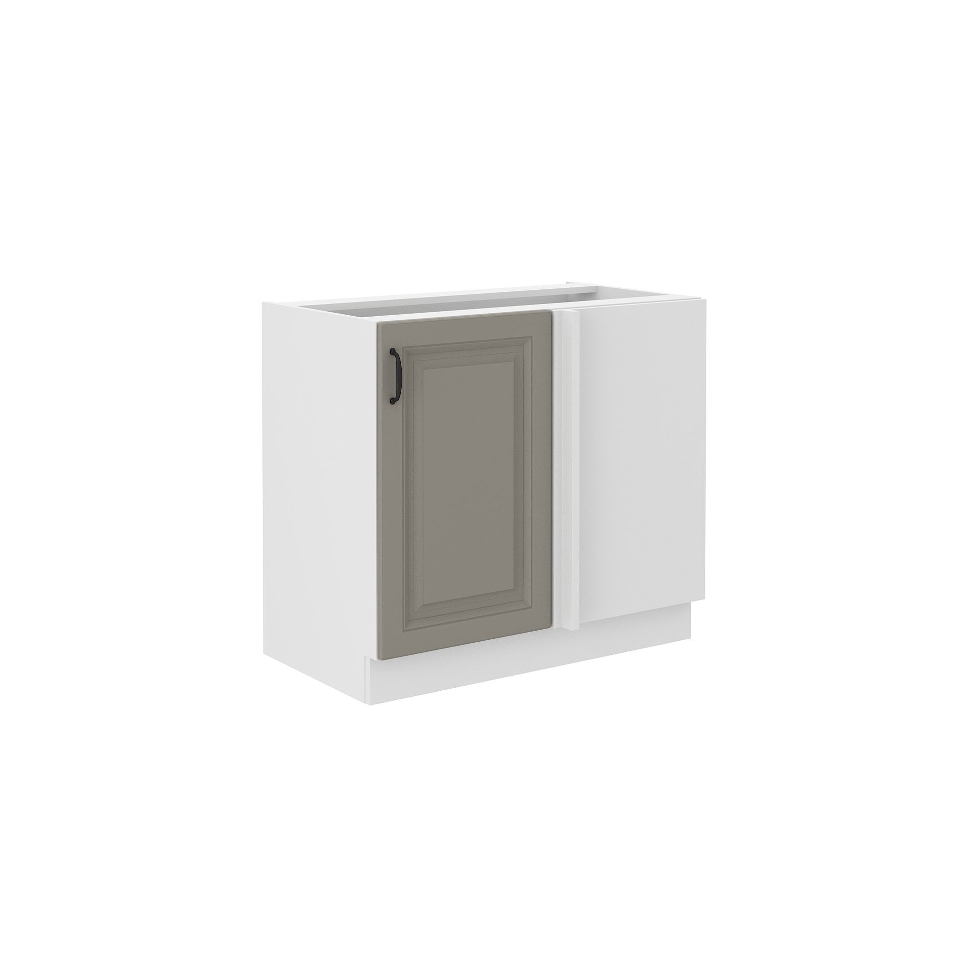 Szafka Dolna Stojąca Narożna 1 Drzwi 105 ND 1F Stilo Clay Grey Stolarz Lempert Dąb Artisan