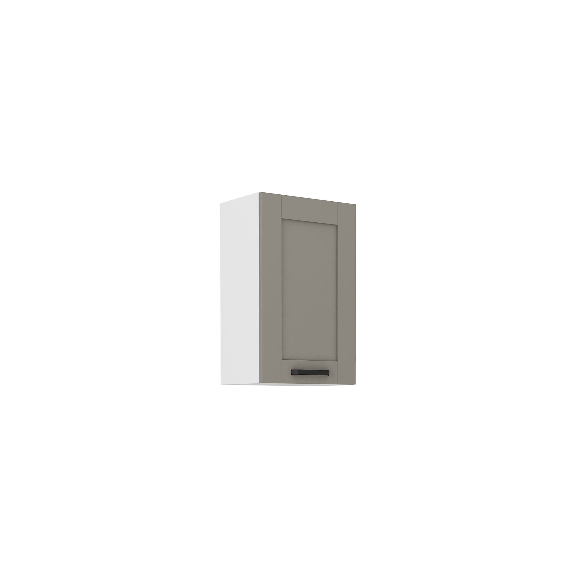 Szafka Górna Wisząca 45 G-72 1F Luna Clay Grey Stolarz Lempert Biały Mat