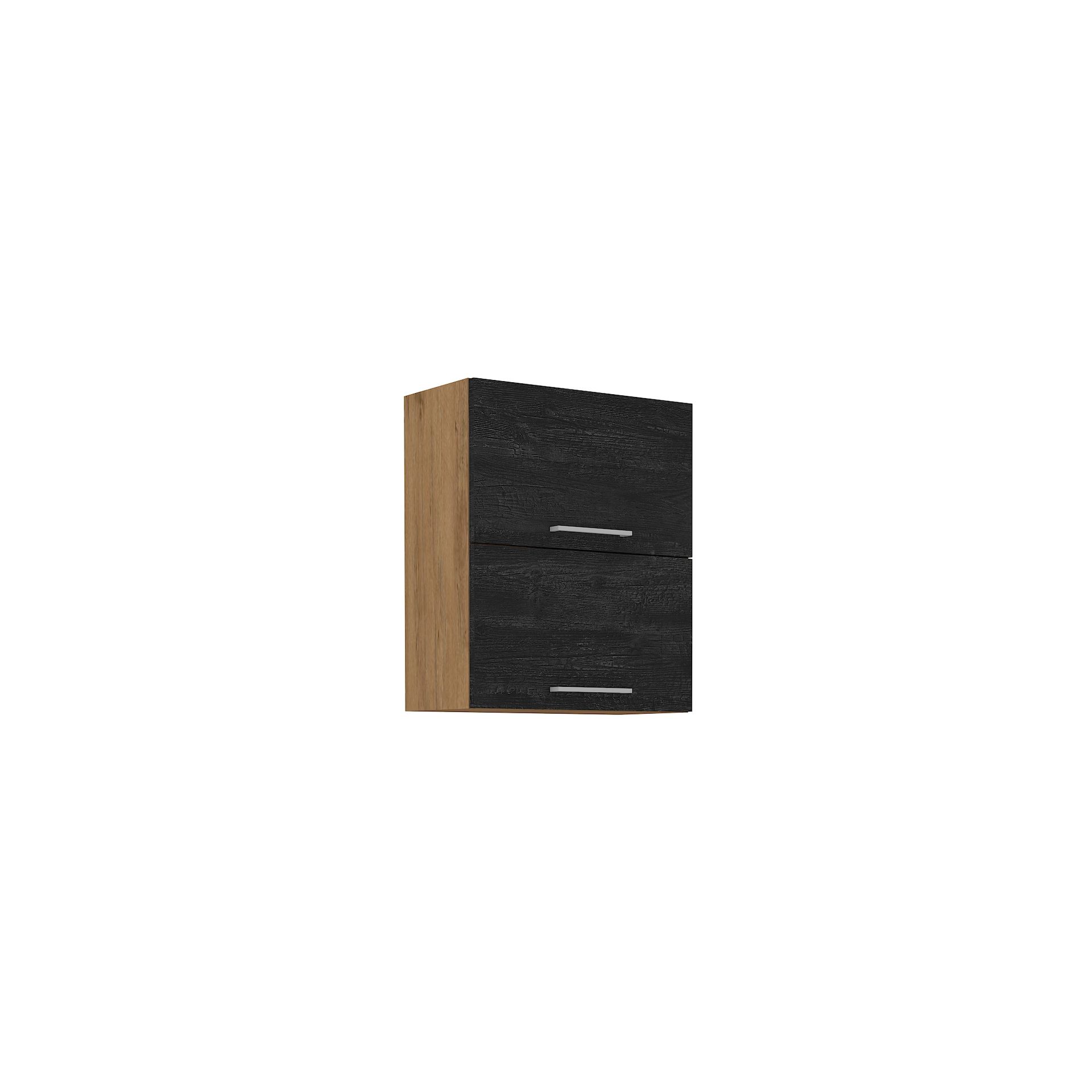 Szafka Górna Wisząca Nadokapowa 2 Klapy 60 GU-72 2F Vigo Dark Stolarz Lempert Dark Wood, Dąb Lancelot