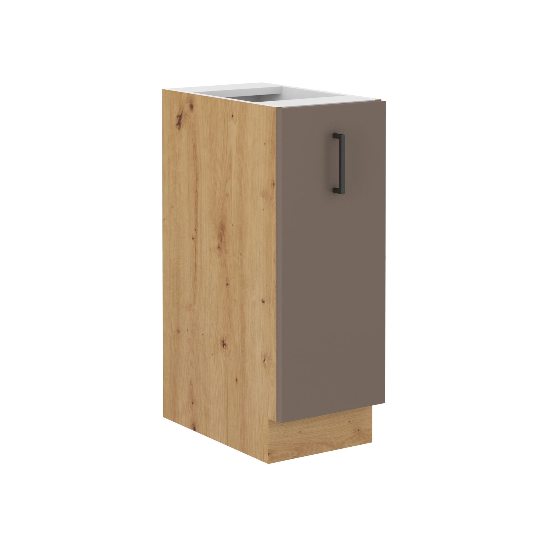 Szafka Dolna 30 D Cargo Bolonia Stolarz Lempert Truffle Grey, Dąb Artisan