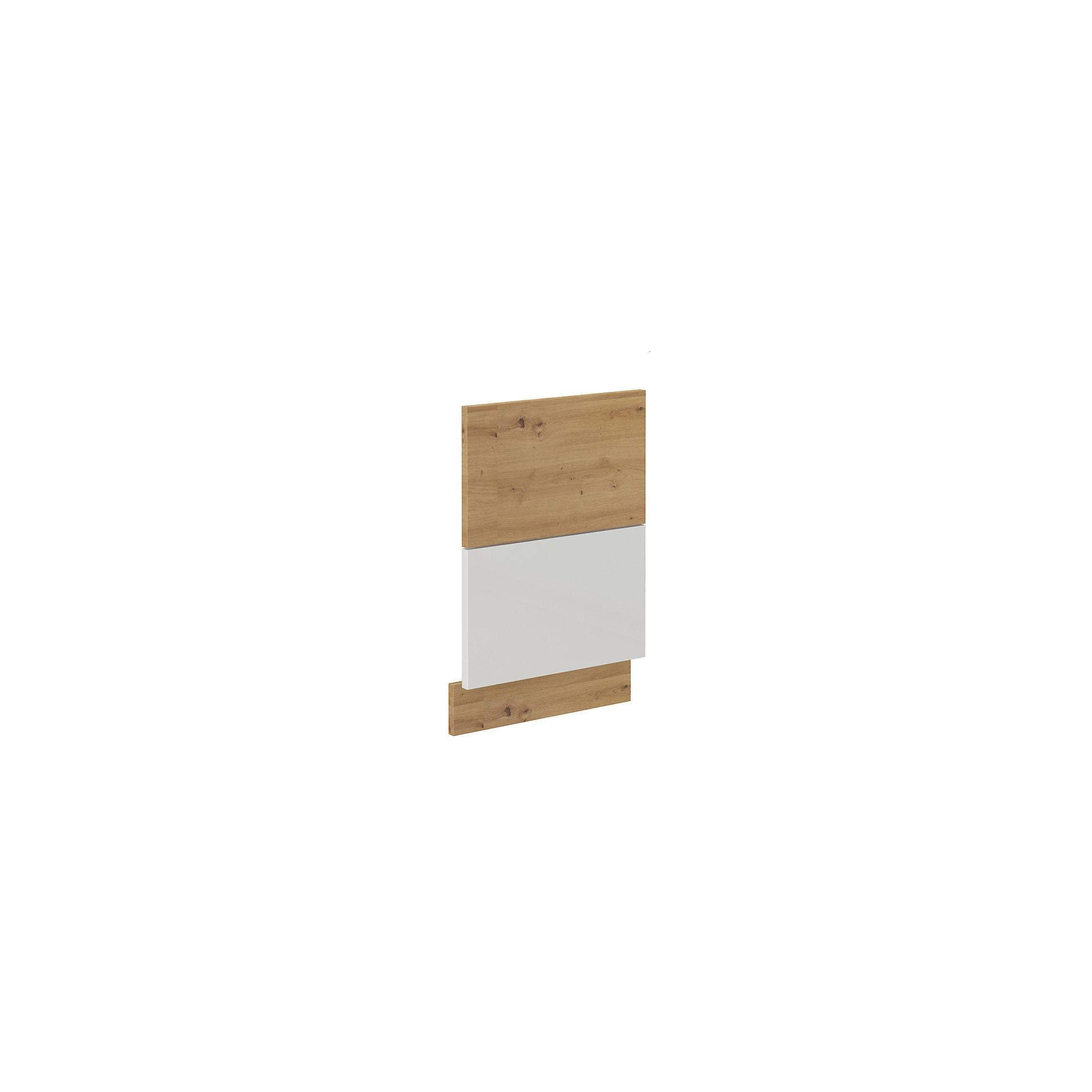Front od Zmywarki ZM 570 x 446 Artisan Biały Połysk Stolarz Lempert