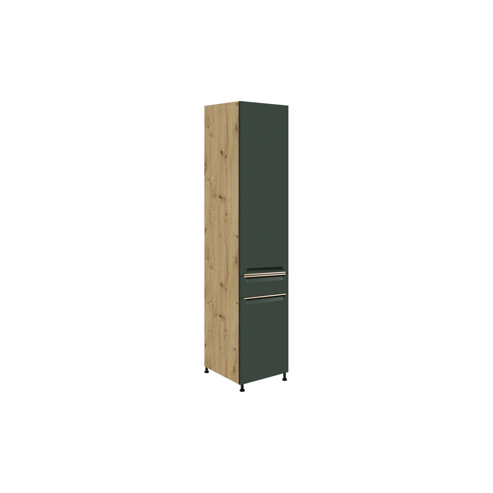 Szafka Dolna Wysoka Słupek 40 cm GLA-19D Glamour Green Fadome Dąb Sonoma, Basic, h 10cm