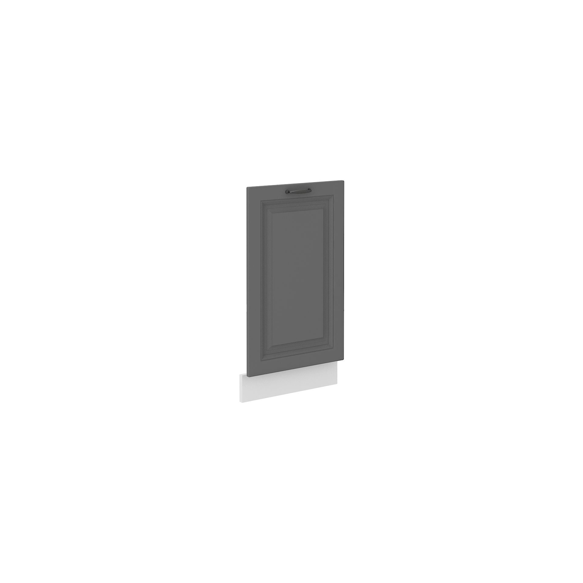 Front od Zmywarki ZM 713 x 446 Stilo Dust Grey Stolarz Lempert Biały Mat