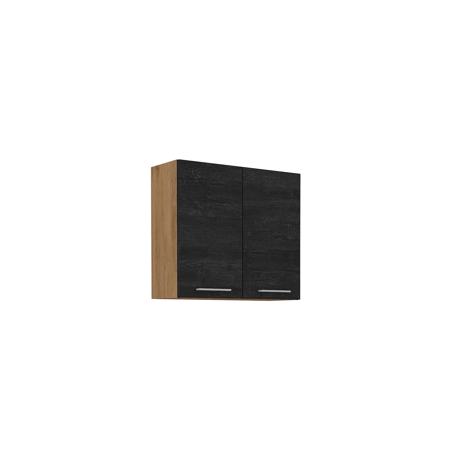 Szafka Górna Wisząca 2 Drzwi 80 G-72 2F Vigo Dark Stolarz Lempert Dark Wood, Dąb Lancelot