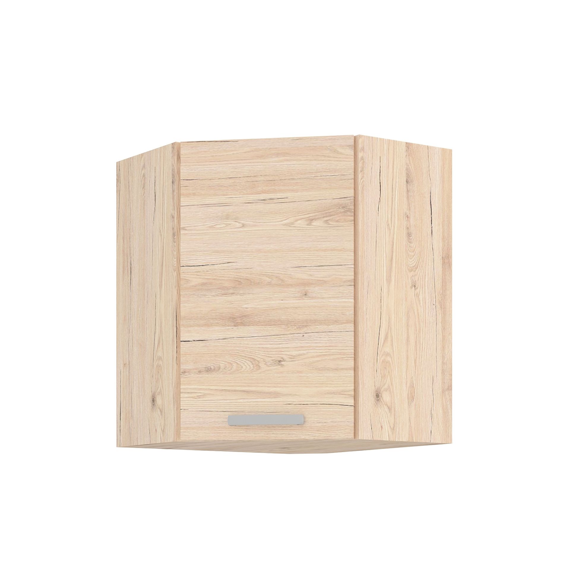 Szafka Górna Wisząca Narożna 1 Drzwi 58 x 58 GN-72 1F Bordeaux Stolarz Lempert Dąb Bordeaux