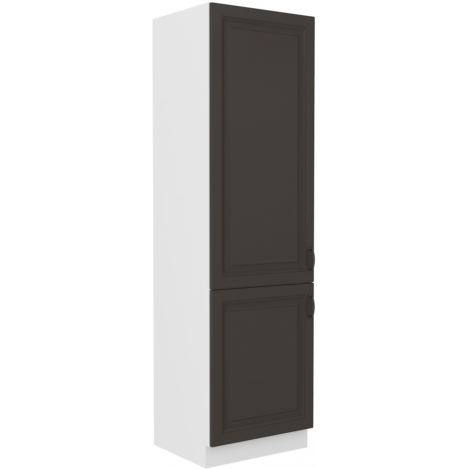 Szafka Dolna Wysoka Słupek 60 DK-210 2F Stilo Grafit Mat Stolarz Lempert Biały Mat