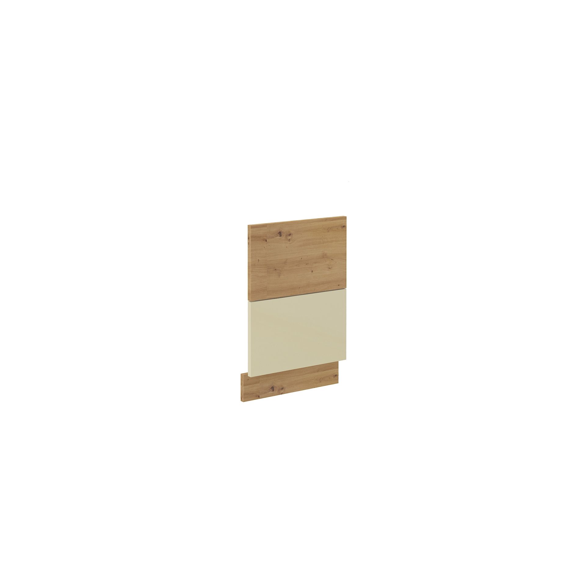 Front od Zmywarki ZM 570 x 446 Artisan Krem Połysk Stolarz Lempert