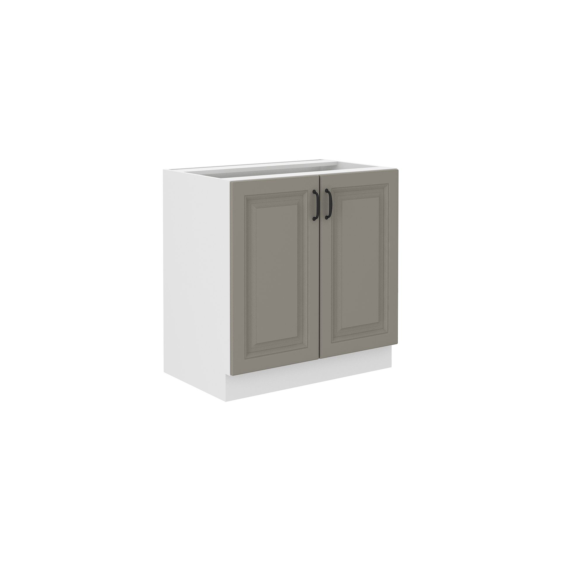 Szafka Dolna Stojąca 2 Drzwi 80 D 2F Stilo Clay Grey Stolarz Lempert Dąb Artisan
