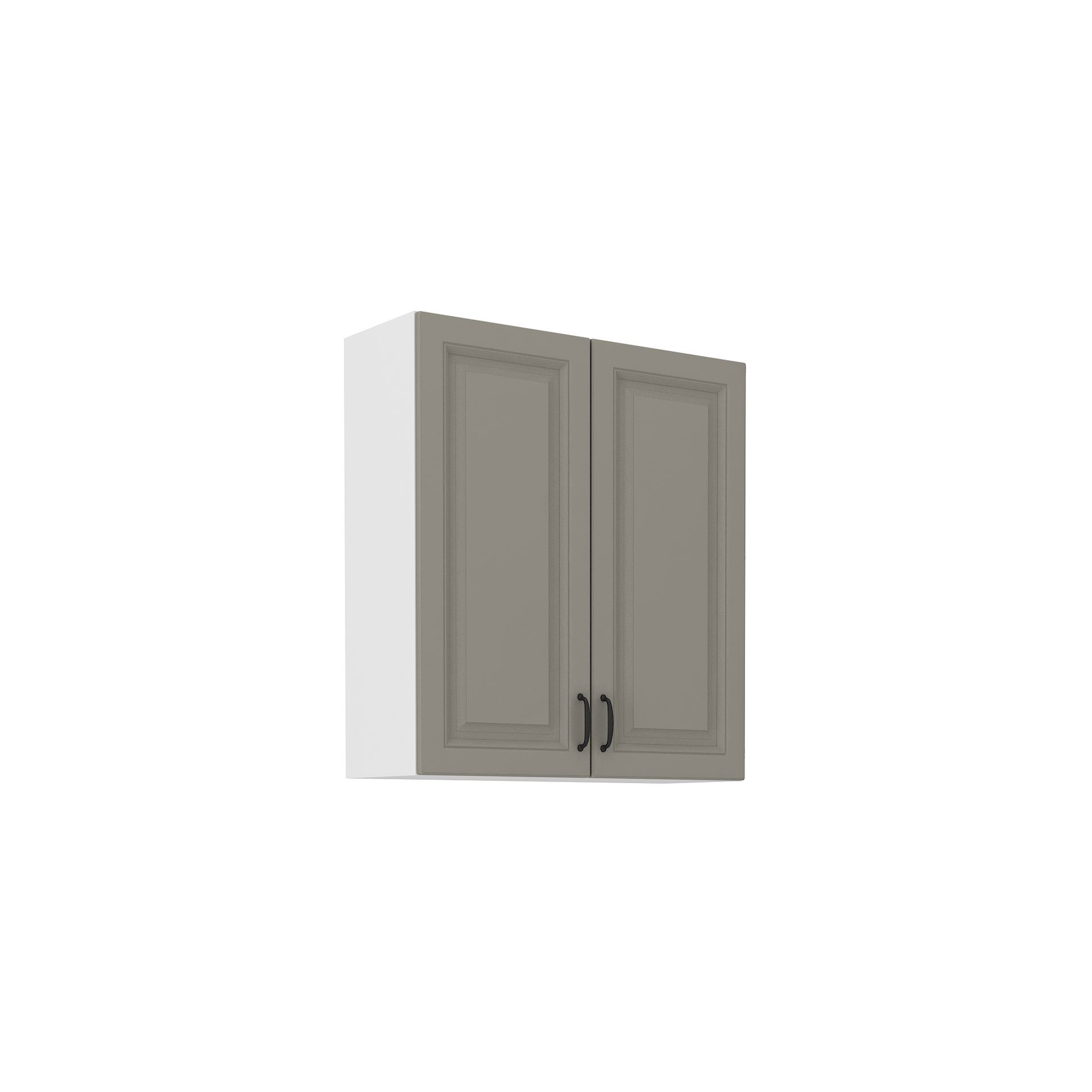 Szafka Górna Wisząca 2 Drzwi 80 G-90 2F Stilo Clay Grey Stolarz Lempert Dąb Artisan