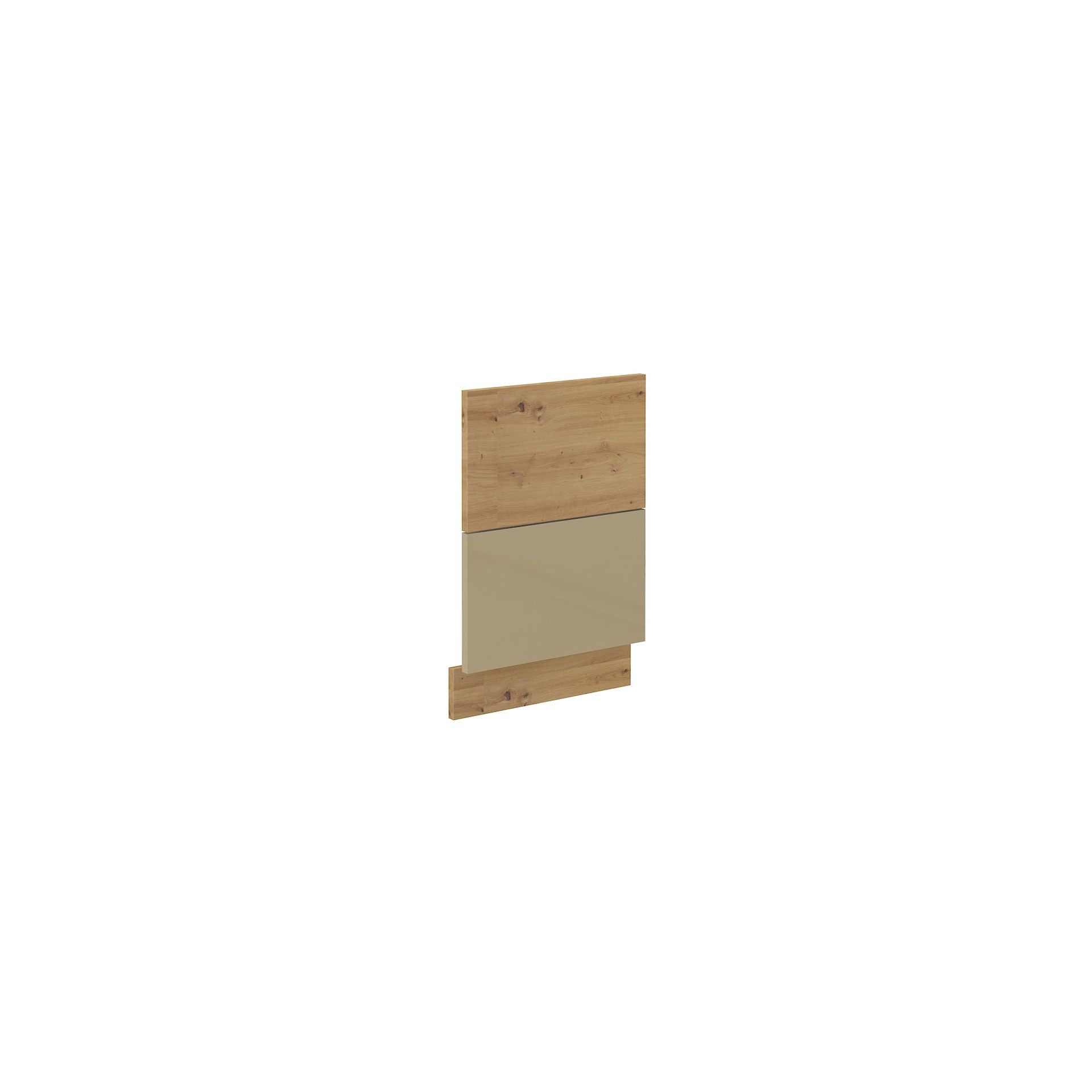Front od Zmywarki ZM 570 x 446 Artisan Cappucino Połysk Stolarz Lempert