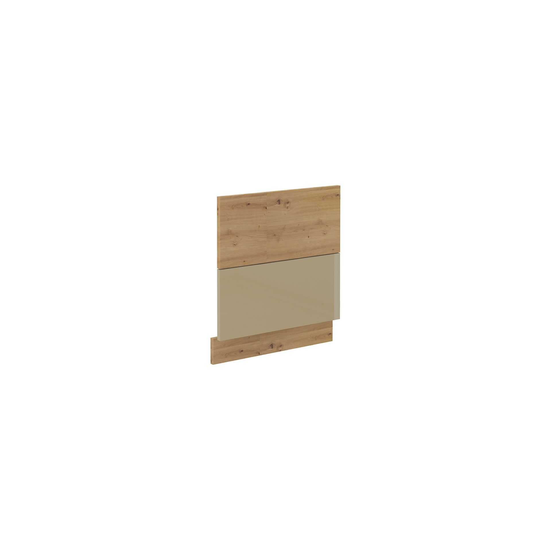 Front od Zmywarki ZM 570 x 596 Artisan Cappucino Połysk Stolarz Lempert