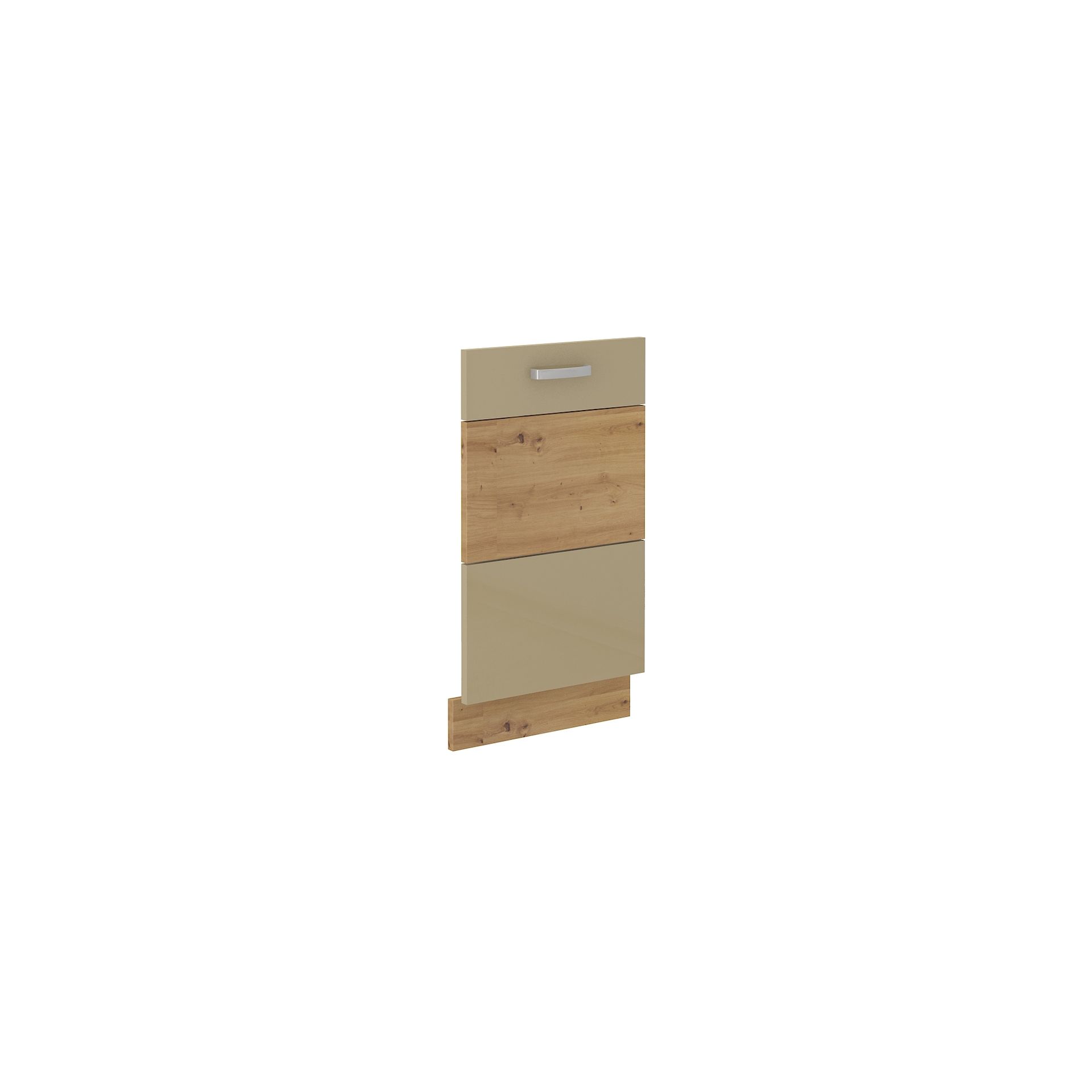 Front od Zmywarki ZM 713 x 446 Artisan Cappucino Połysk Stolarz Lempert