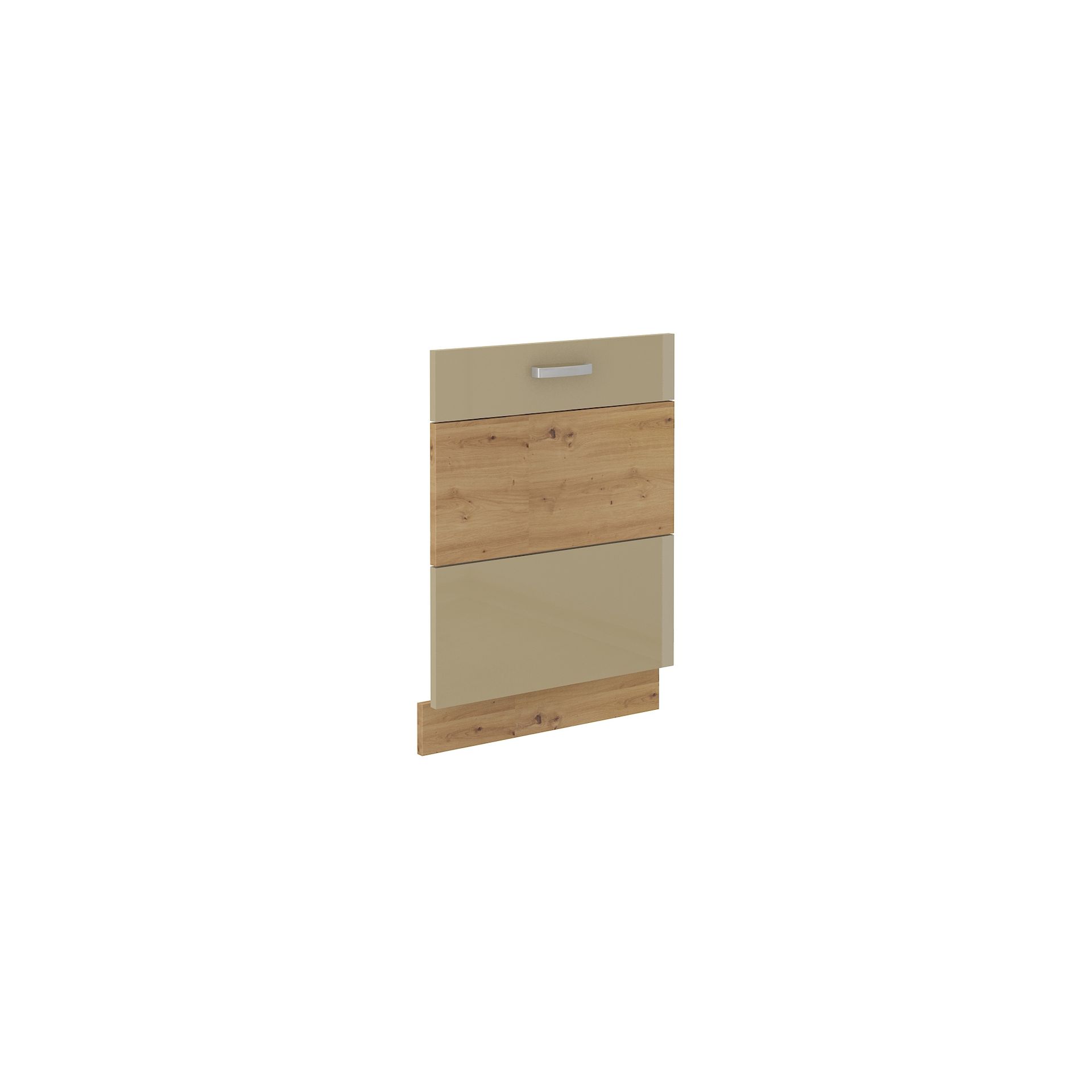 Front od Zmywarki ZM 713 x 596 Artisan Cappucino Połysk Stolarz Lempert
