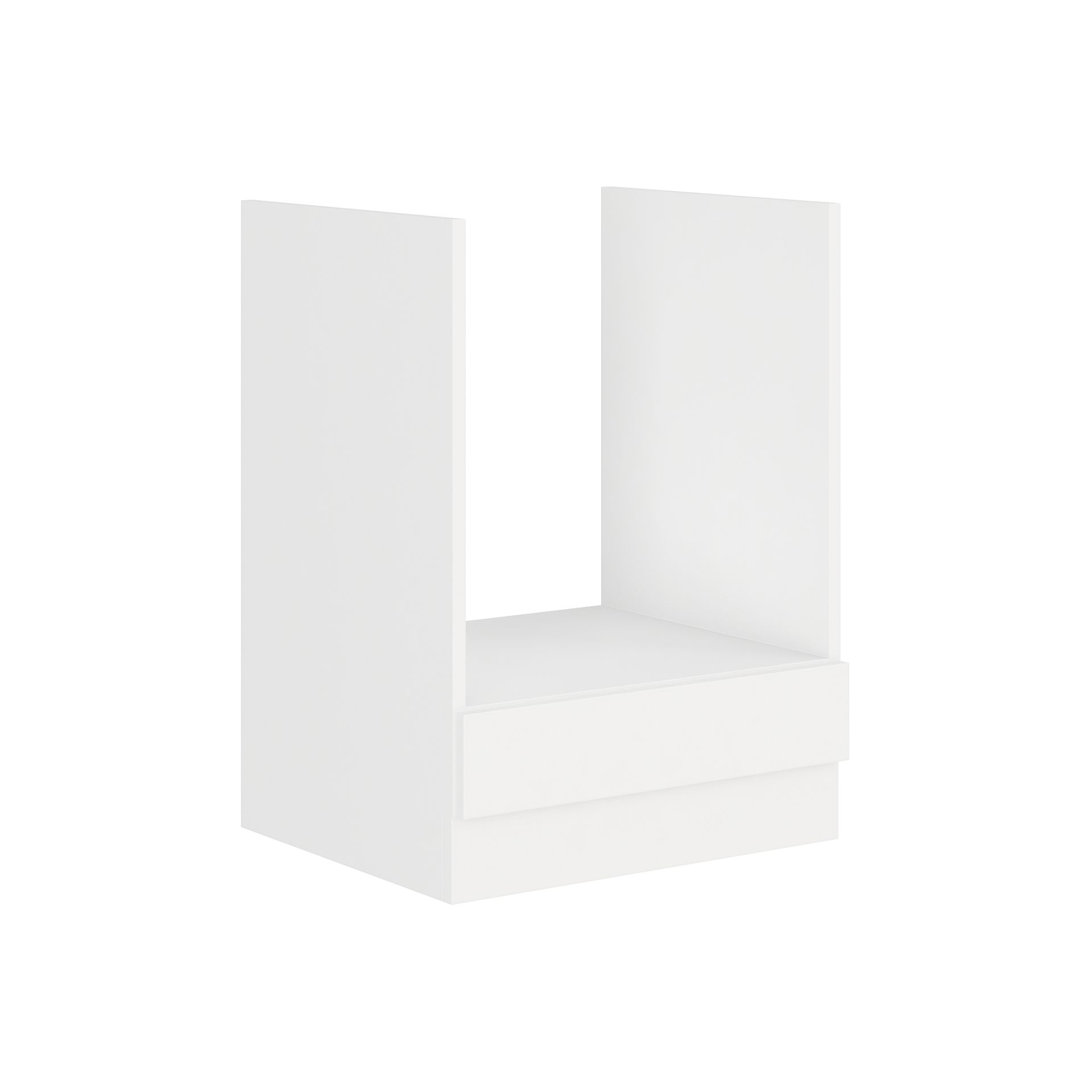 Szafka Dolna Stojąca Pod Zabudowę Piekarnika 60 D Gaz Eko White Stolarz Lempert Biały