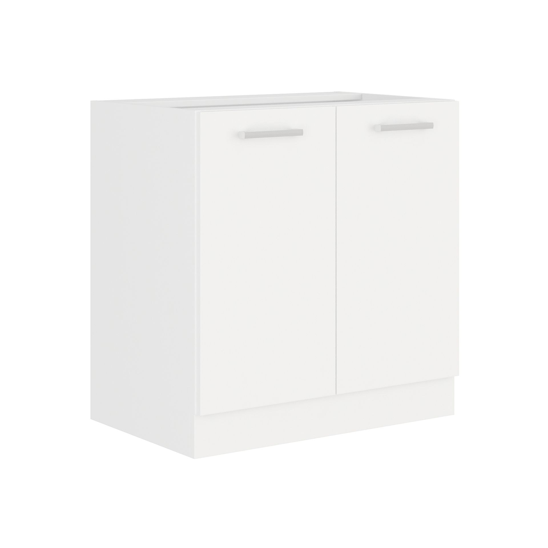 Szafka Dolna Stojąca 2 Drzwi 80 D 2F Eko White Stolarz Lempert Biały