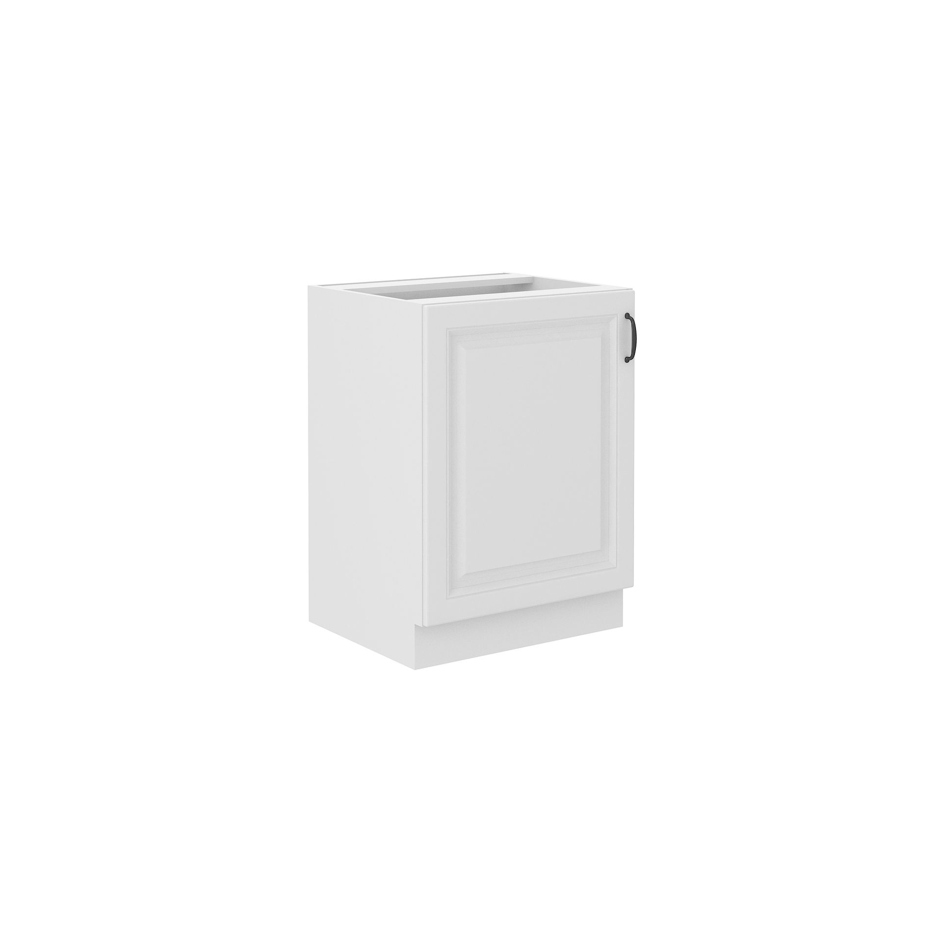 Szafka Dolna Stojąca 1 Drzwi 60 D 1F Stilo Biały Mat Stolarz Lempert Dąb Artisan