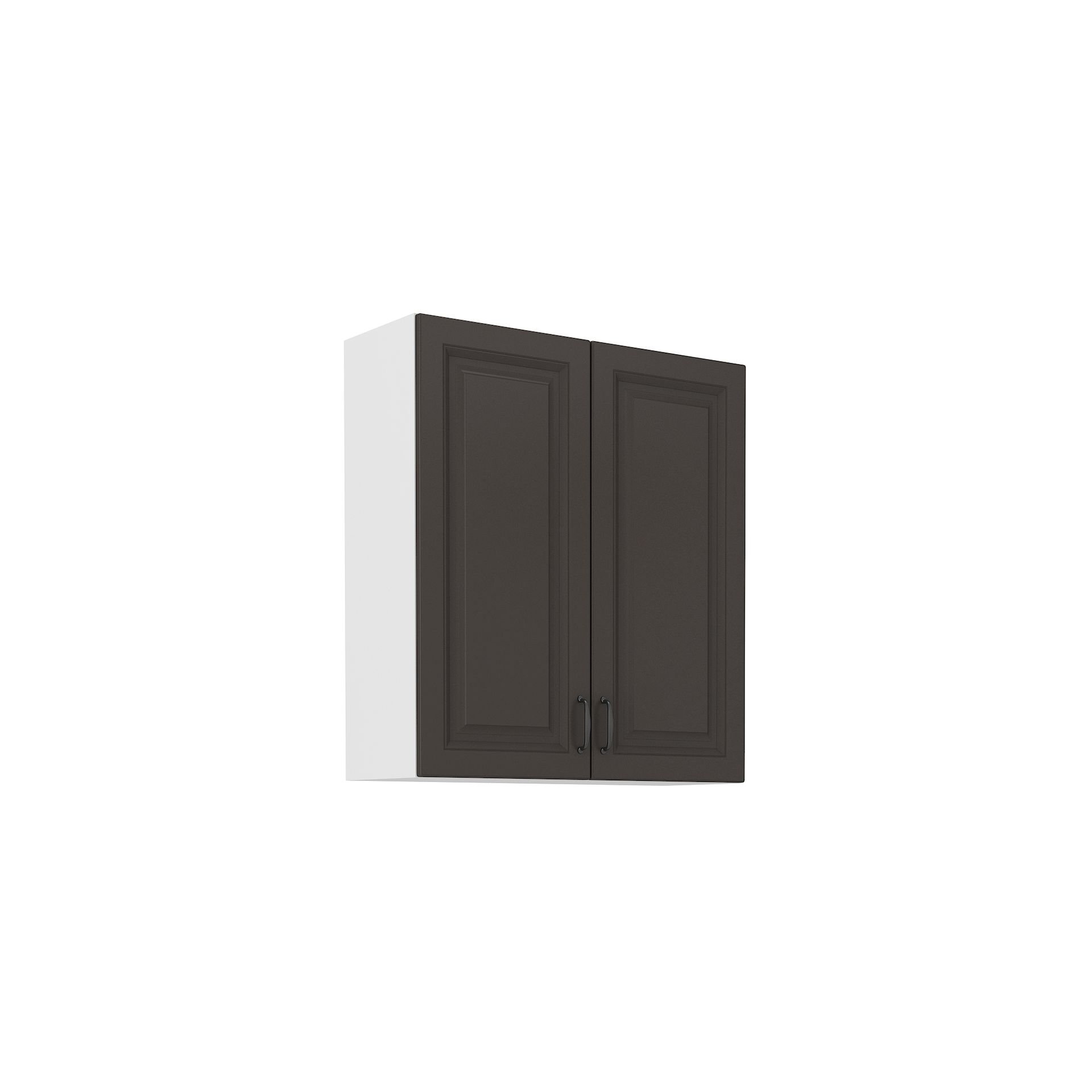 Szafka Górna Wisząca 2 Drzwi 80 G-90 2F Stilo Grafit Mat Stolarz Lempert Biały Mat