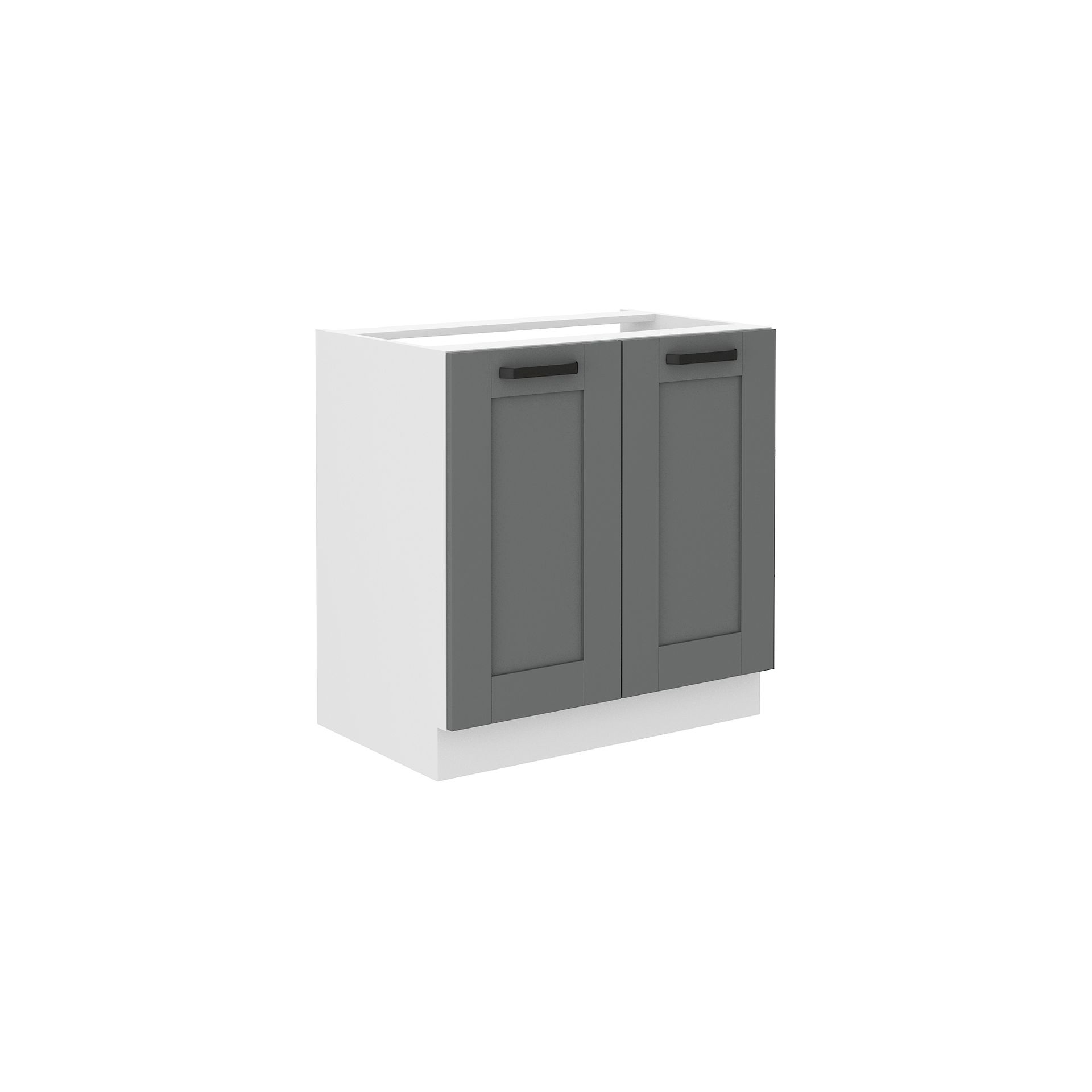 Szafka Pod Zlewozmywak 2 Drzwi 80ZL 2F Luna Dust Grey Stolarz Lempert Dąb Artisan