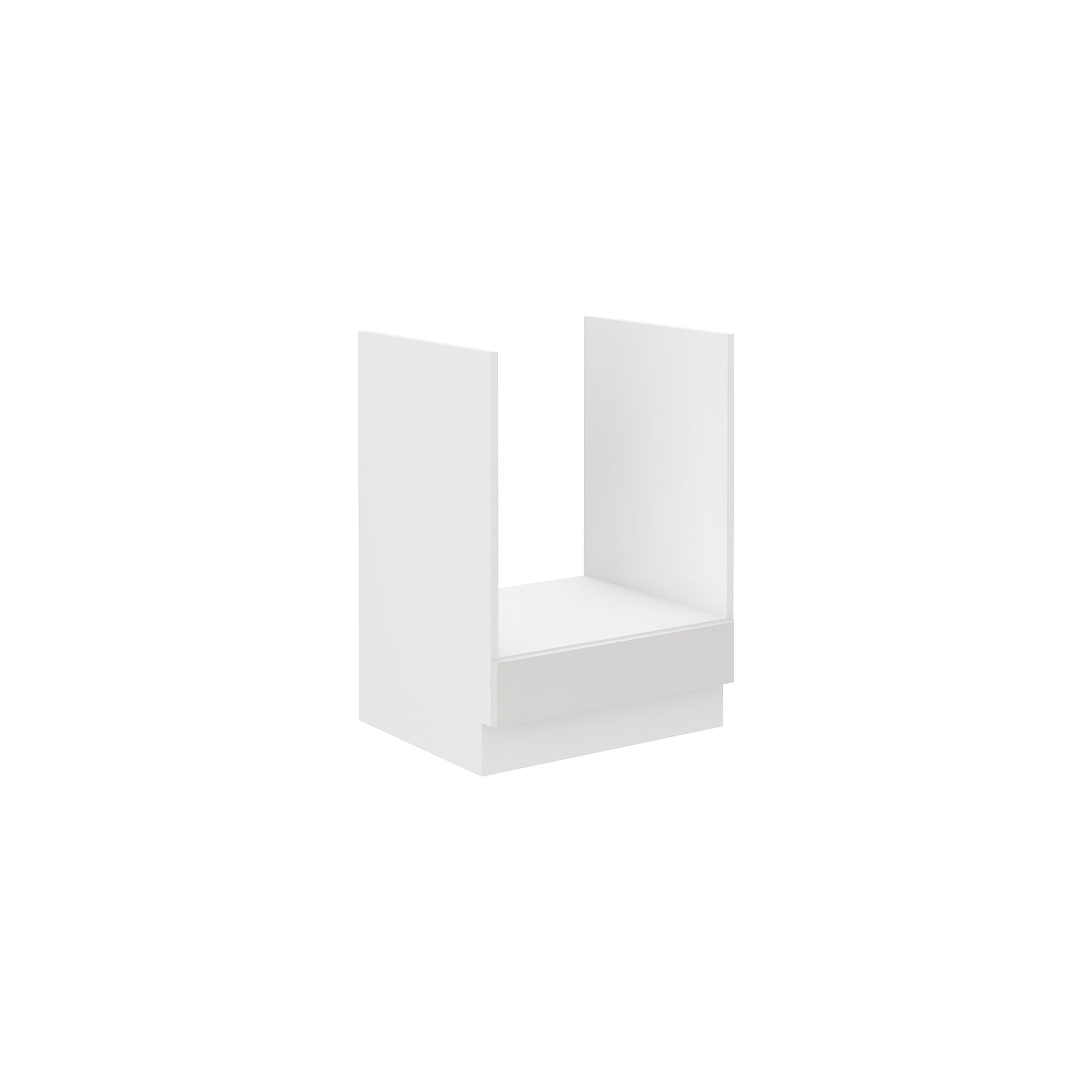 Szafka Dolna Stojąca Pod Zabudowę Piekarnika 60 D Gaz Lara Biały Połysk Stolarz Lempert Biały