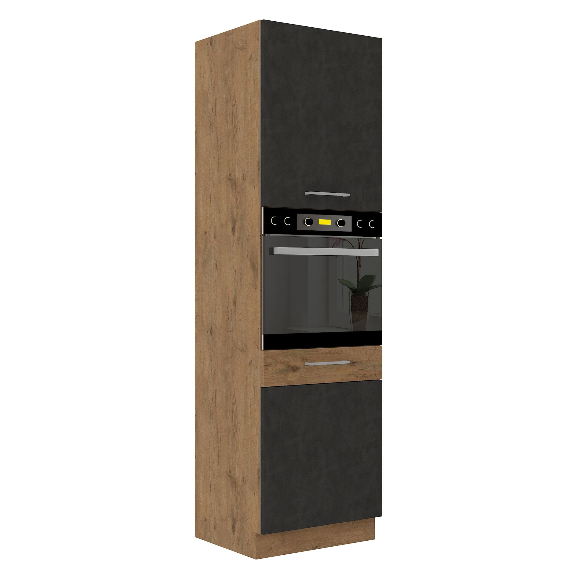 Szafka Dolna Wysoka Słupek Pod Zabudowę Piekarnika 60 DP-210 2F Vigo Matera Stolarz Lempert Matera, Dąb Lancelot