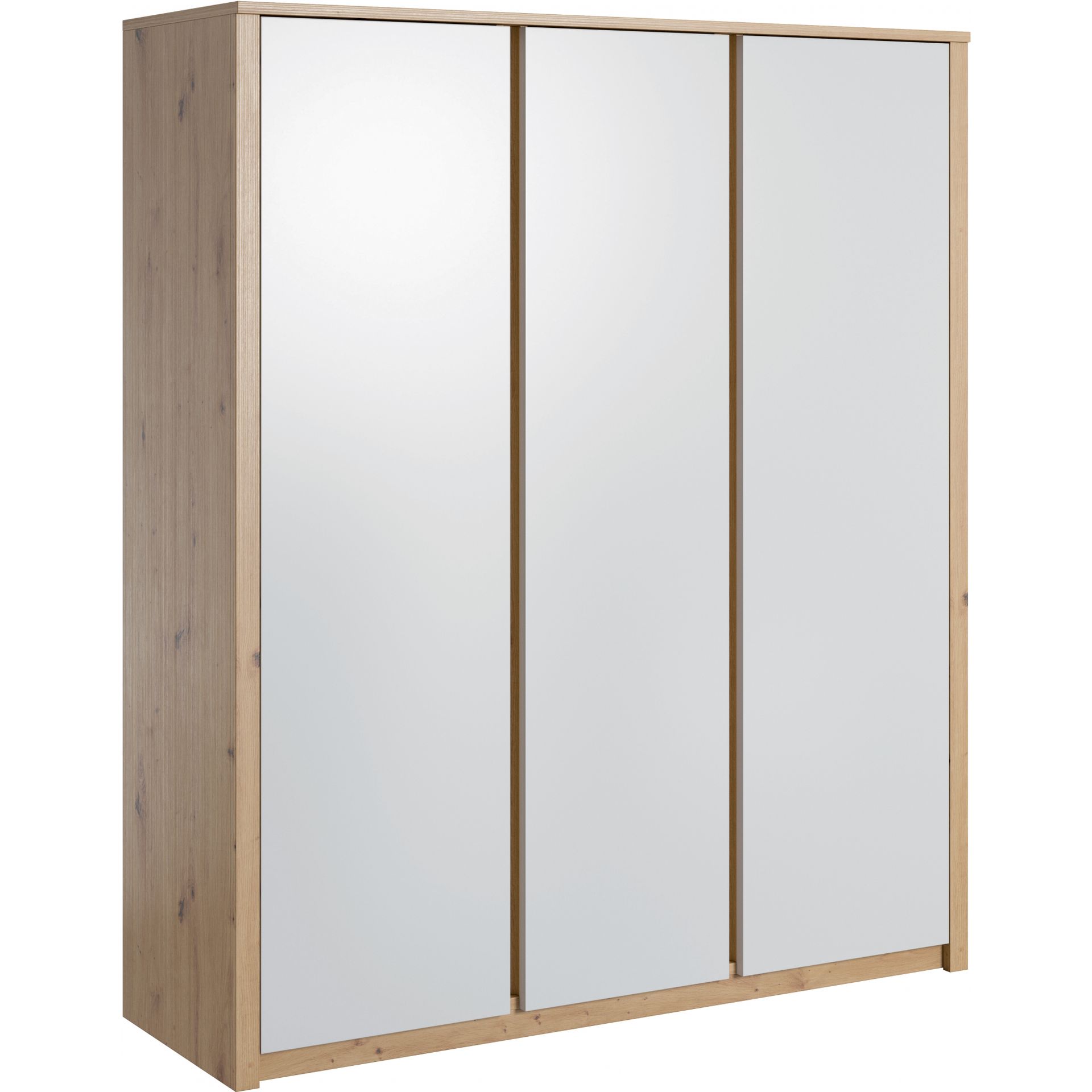 Szafa S3D Malta Sypialnia White Gała Meble White, Dąb Artisan