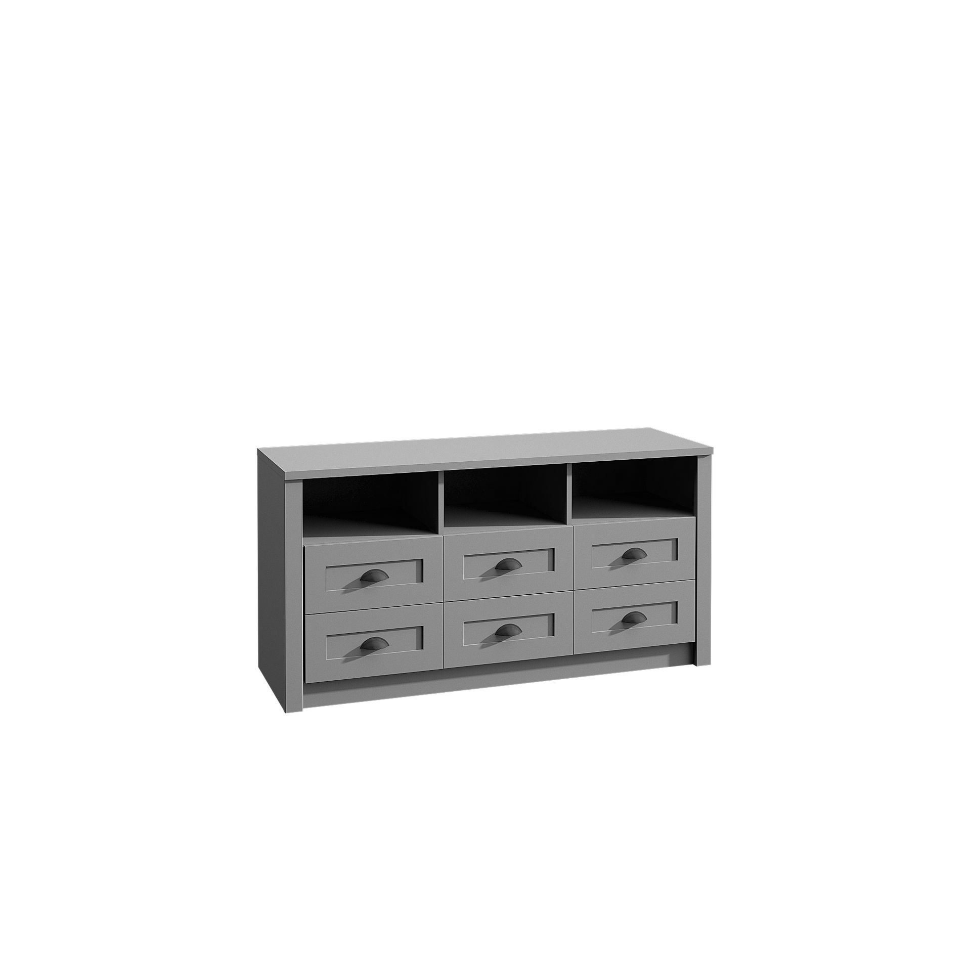Komoda K6S Prowansja Grey Gała Meble Grey